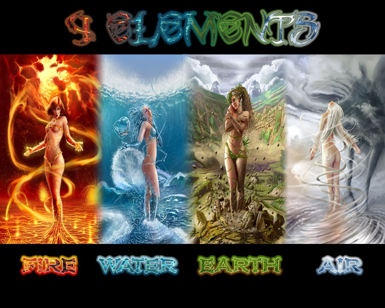Wallpaper #N3eDJpMB-pgBXx60wqKk47 4 Elements by Shady06deviantartcom on at Deviantart 4 Element