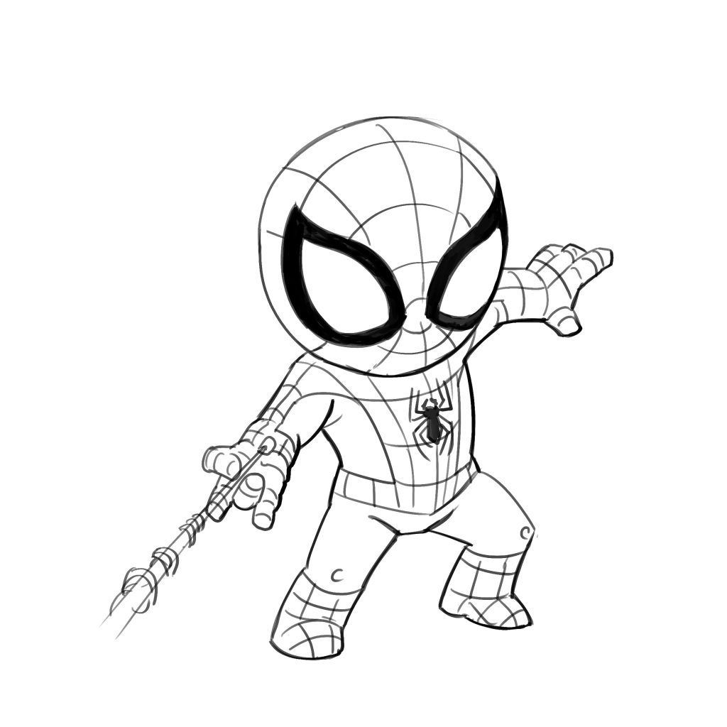 Wallpaper #3zG8NZMB5zzyi_yYz1df422 3 Ways to Draw Spiderman Improveyourdrawingscom Spiderman Chibi