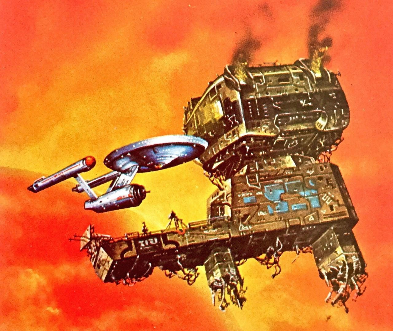 Wallpaper #bmcL-pIBSpphPi3-1o8F152 70s Sci Fi Art Retroscifiart Star Trek Art by Eddie Jones 1970s