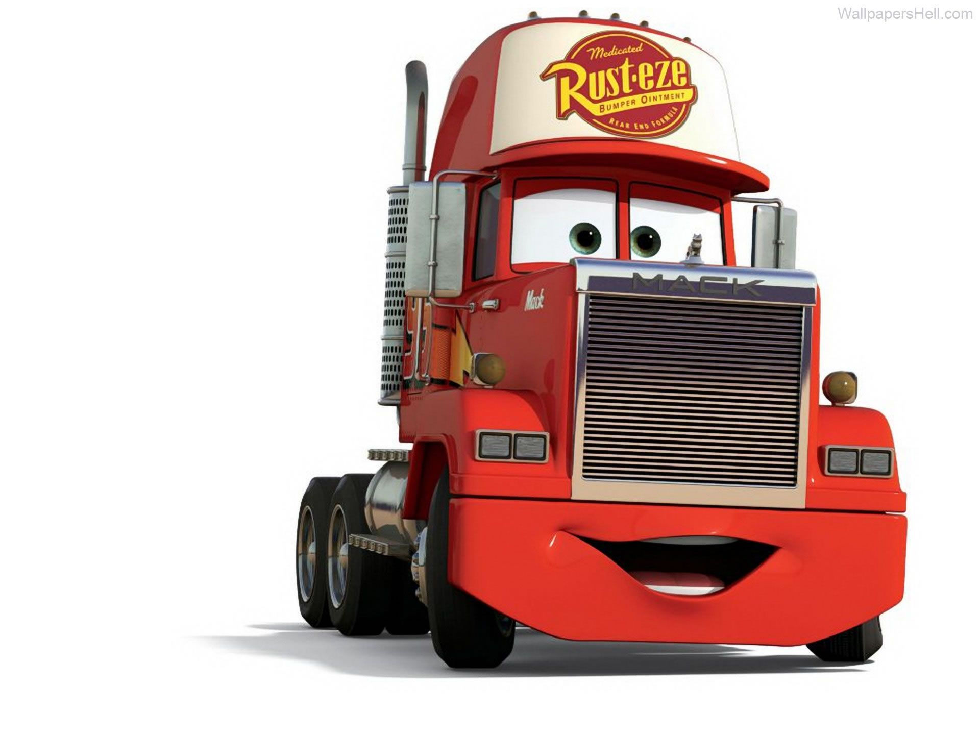 Wallpaper #813BE Mack the Truck from Disney Pixars Movie Cars Desktop Wallpaper