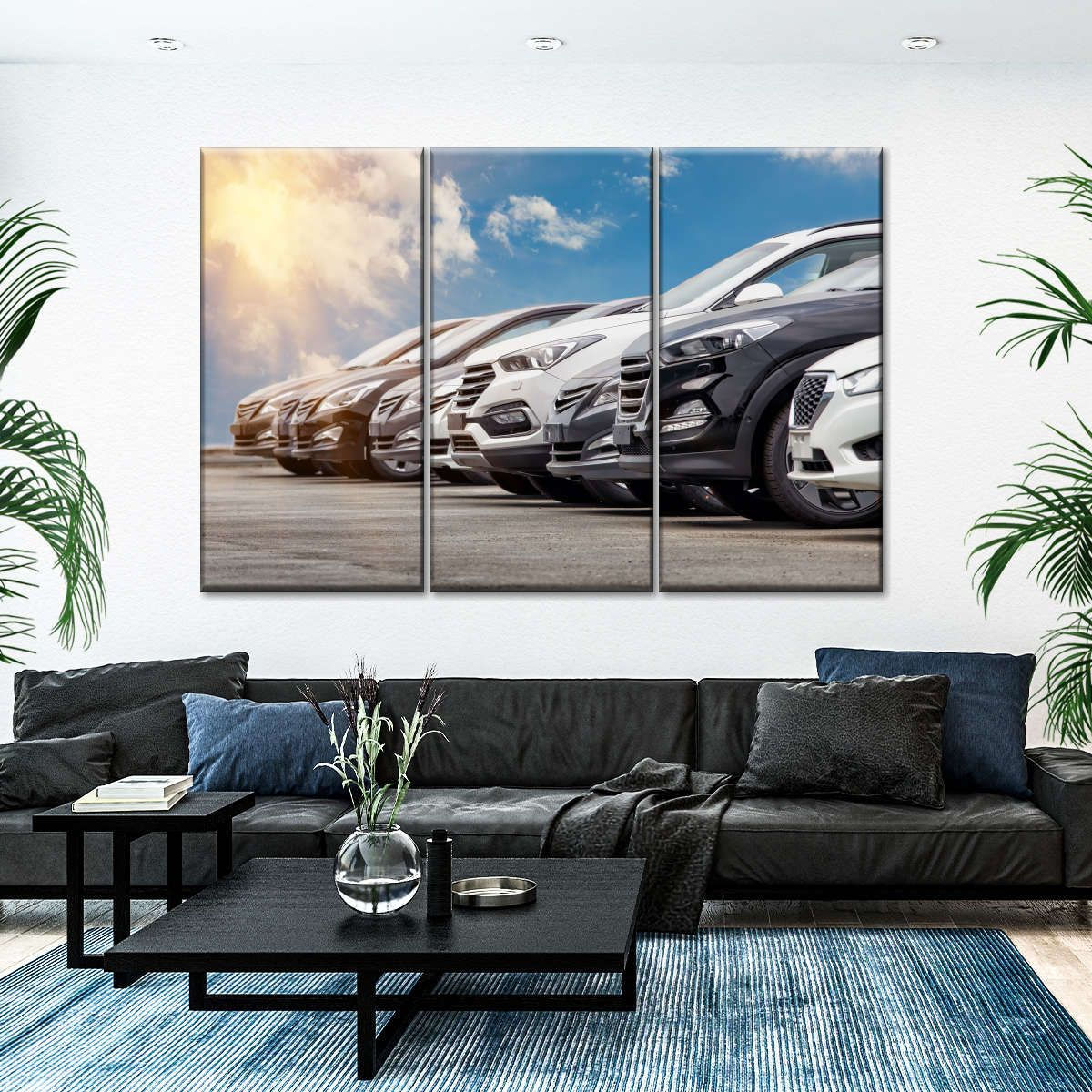 Wallpaper #eEJcPZMBOBpx0NhmC8Qt24 Car Dealership Display Multi Panel Canvas Wall Art Photography Wall