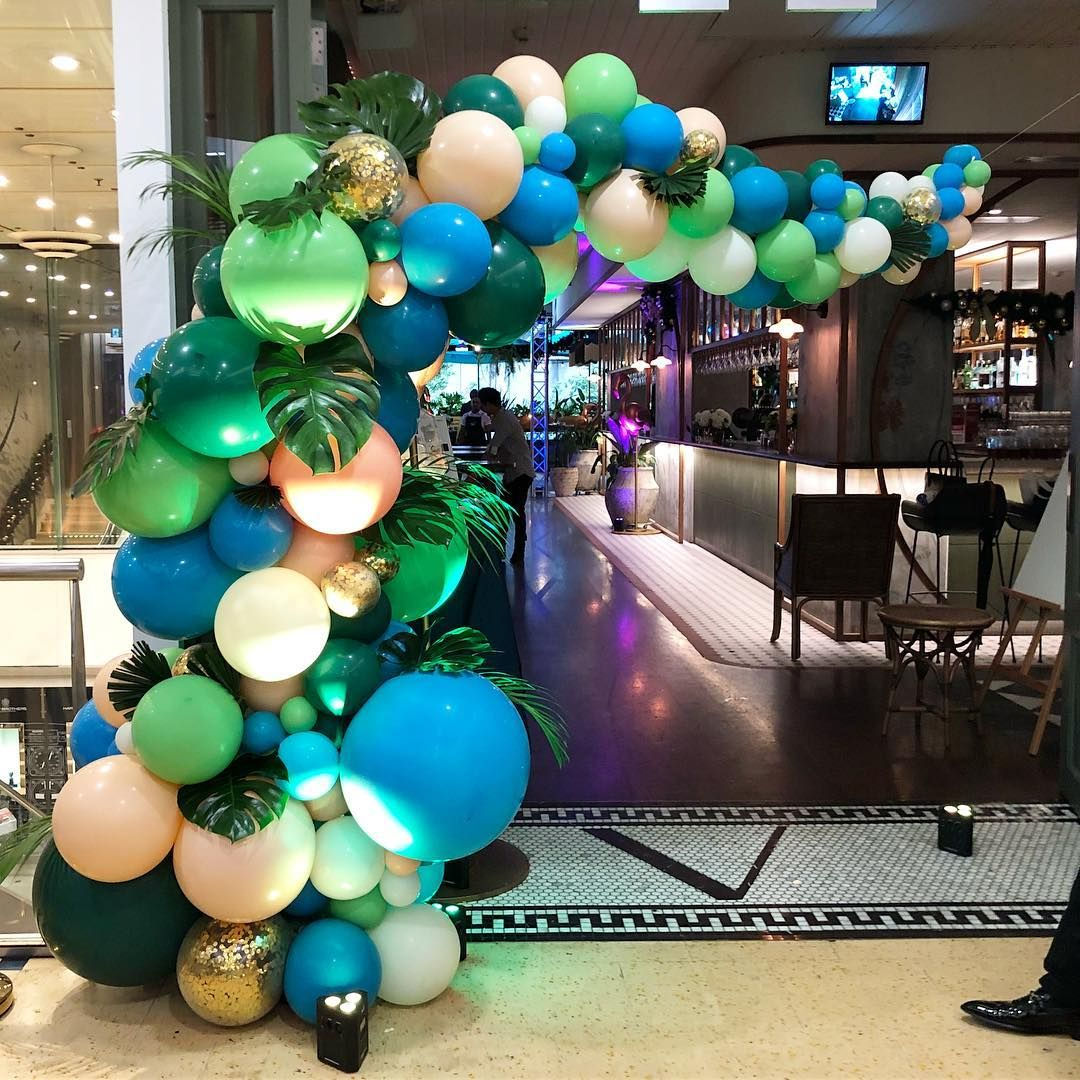 Wallpaper #MDHaNZMB5zzyi_yY3VhD318 Balloon Arch Balloons Foliage Faux Event Party Globes Balloon