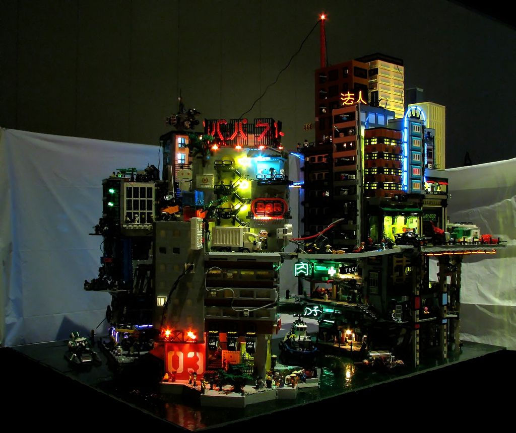 Wallpaper #kKXhNpMBVBiSkHCaCIoF17 Carter Baldwins Cyberpocalypse a Lego Cyberpunk City 1 Cyberpunk