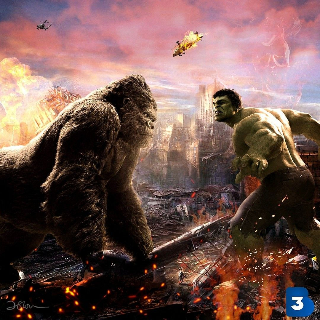 Wallpaper #1u_fTJMBMN-XEVvVqz478 Godzilla vs Kong Meme Hulk Godzilla vs Kong