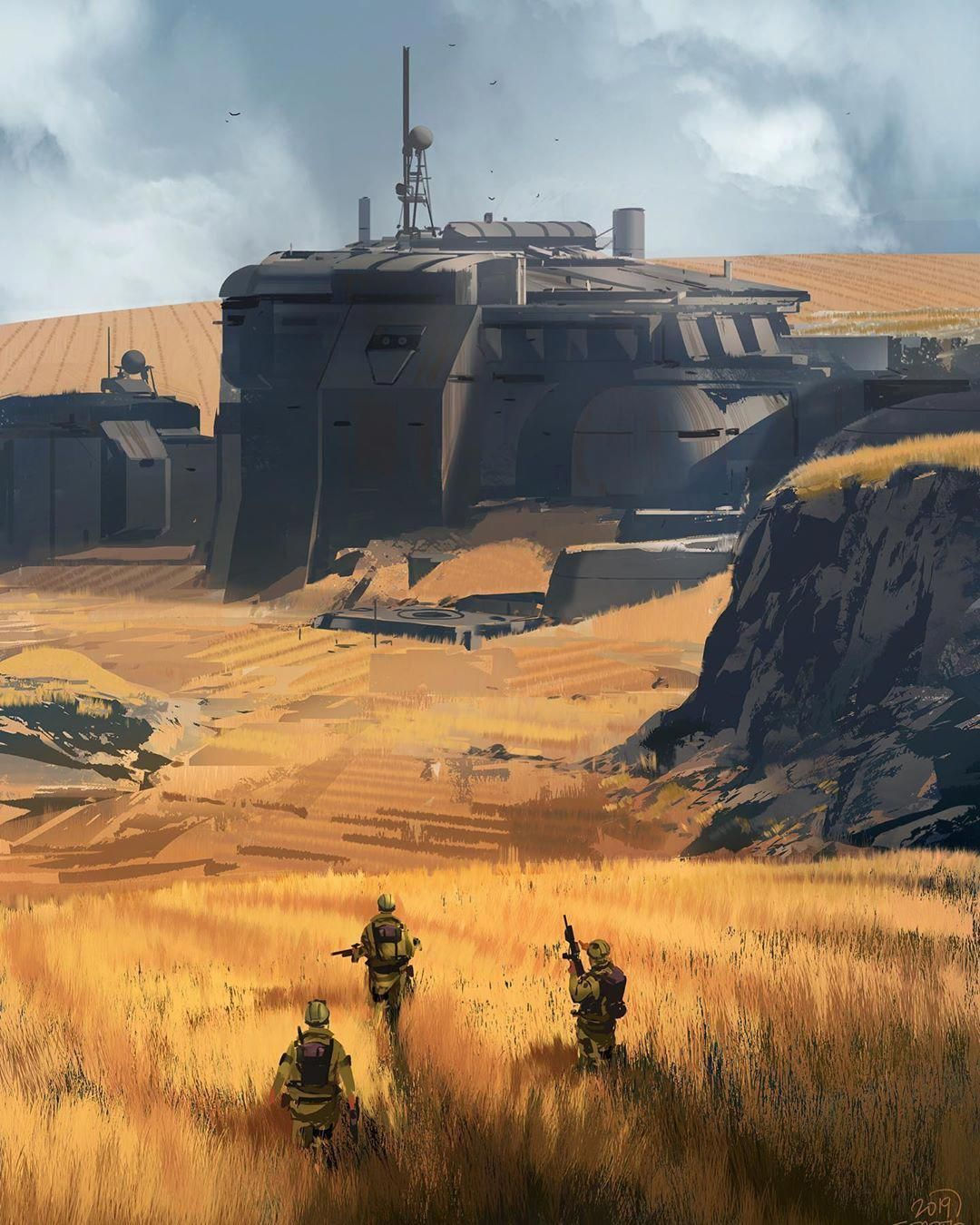 Wallpaper #M3078o4Bnwiau_P6VQu314 Sparth on Instagram Maysketchaday Day 14 Modern Fortress