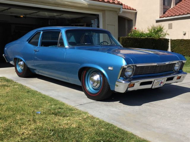 Wallpaper #f7jg15IBJvJKYCmEq-UZ483 Vintage Blue Chevrolet Nova