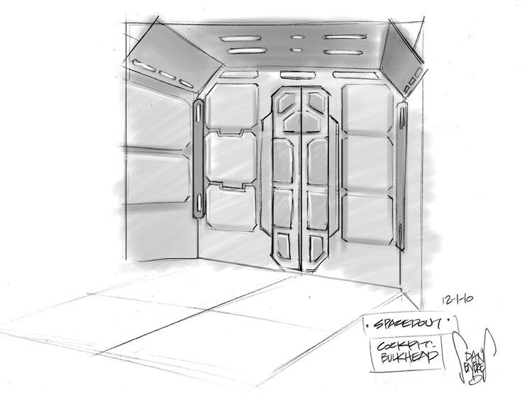 Wallpaper #r7gj2JIBJvJKYCmEhOZY44 Spaceship Interior Drawing Spaceship Interior Concept Art Bodewasude