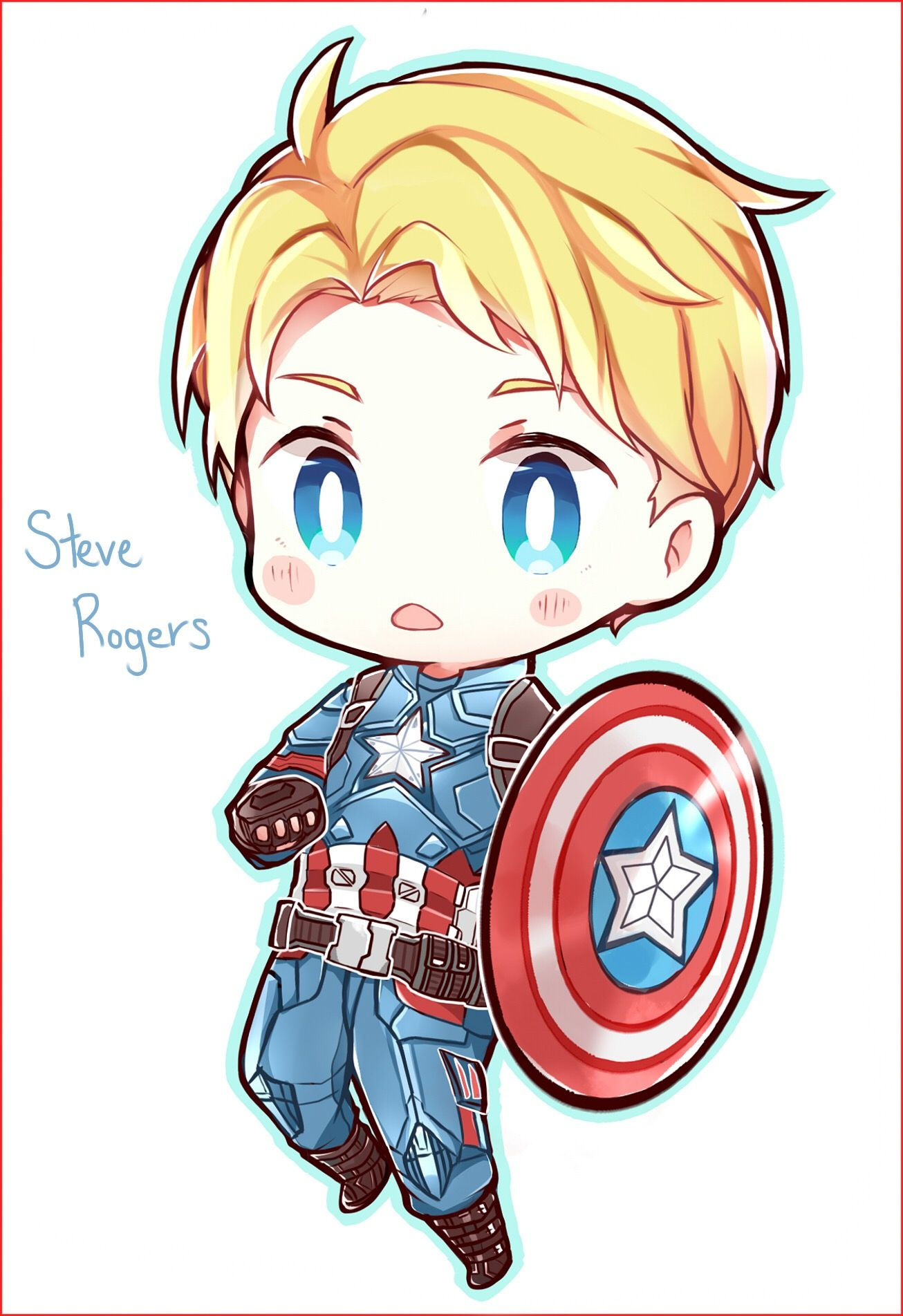 Wallpaper #Un0z844Bnwiau_P6ZQx722 Captain America Chibi Superhero Chibi Marvel Marvel Superheroes