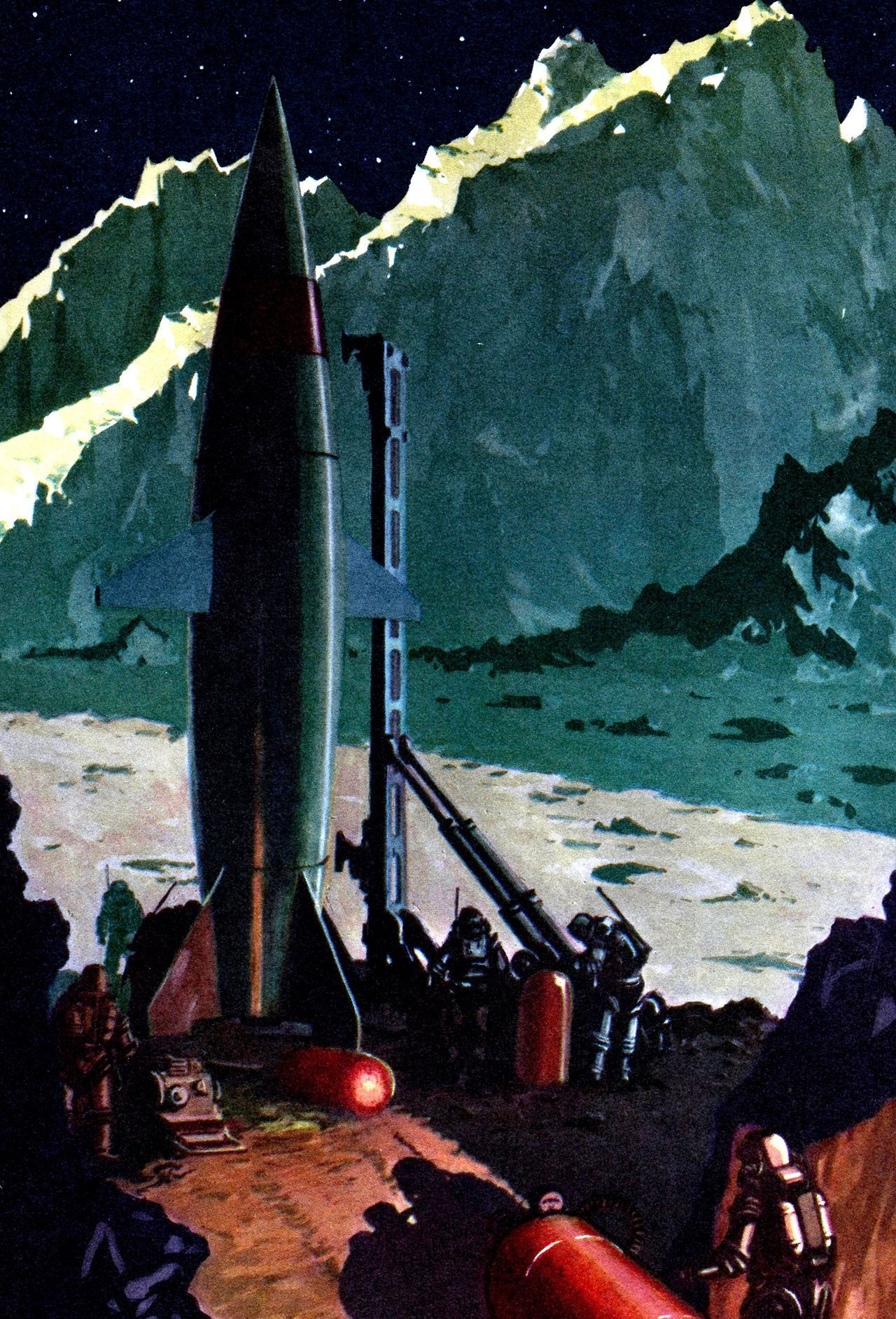 Wallpaper #f2954 Vintage Art Print Science Fiction Retro Ufo Poster Space Etsy