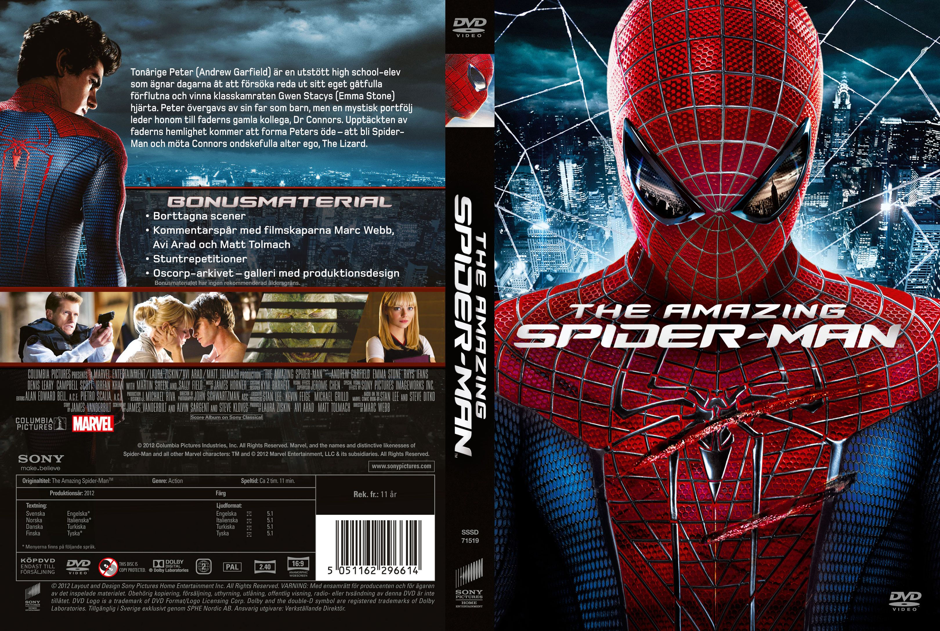 Wallpaper #GGf4_JIBSpphPi3-zJrq103 The Amazing Spiderman Dvd Cover