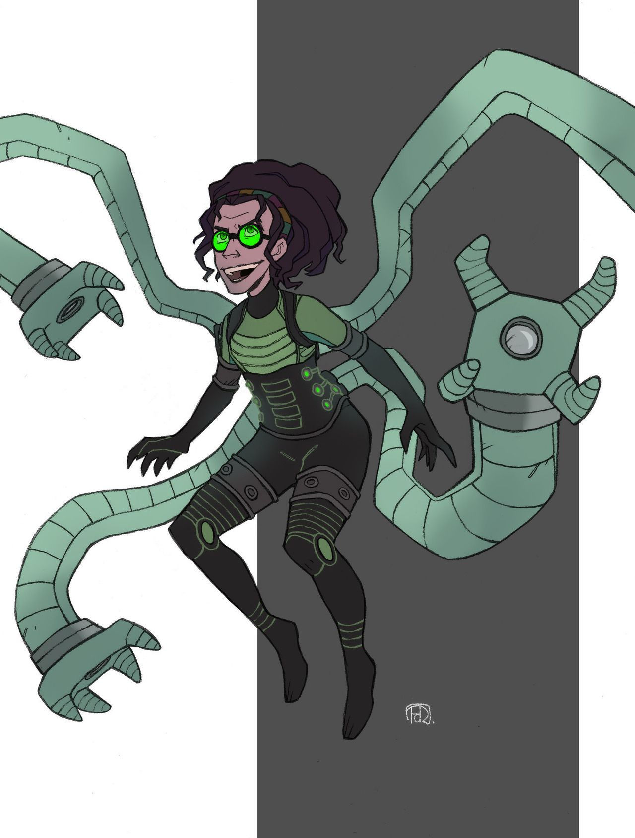 Wallpaper #471F1 Spider Manliv Doc Ock Fan Art from Last Year I Was Still Getting the