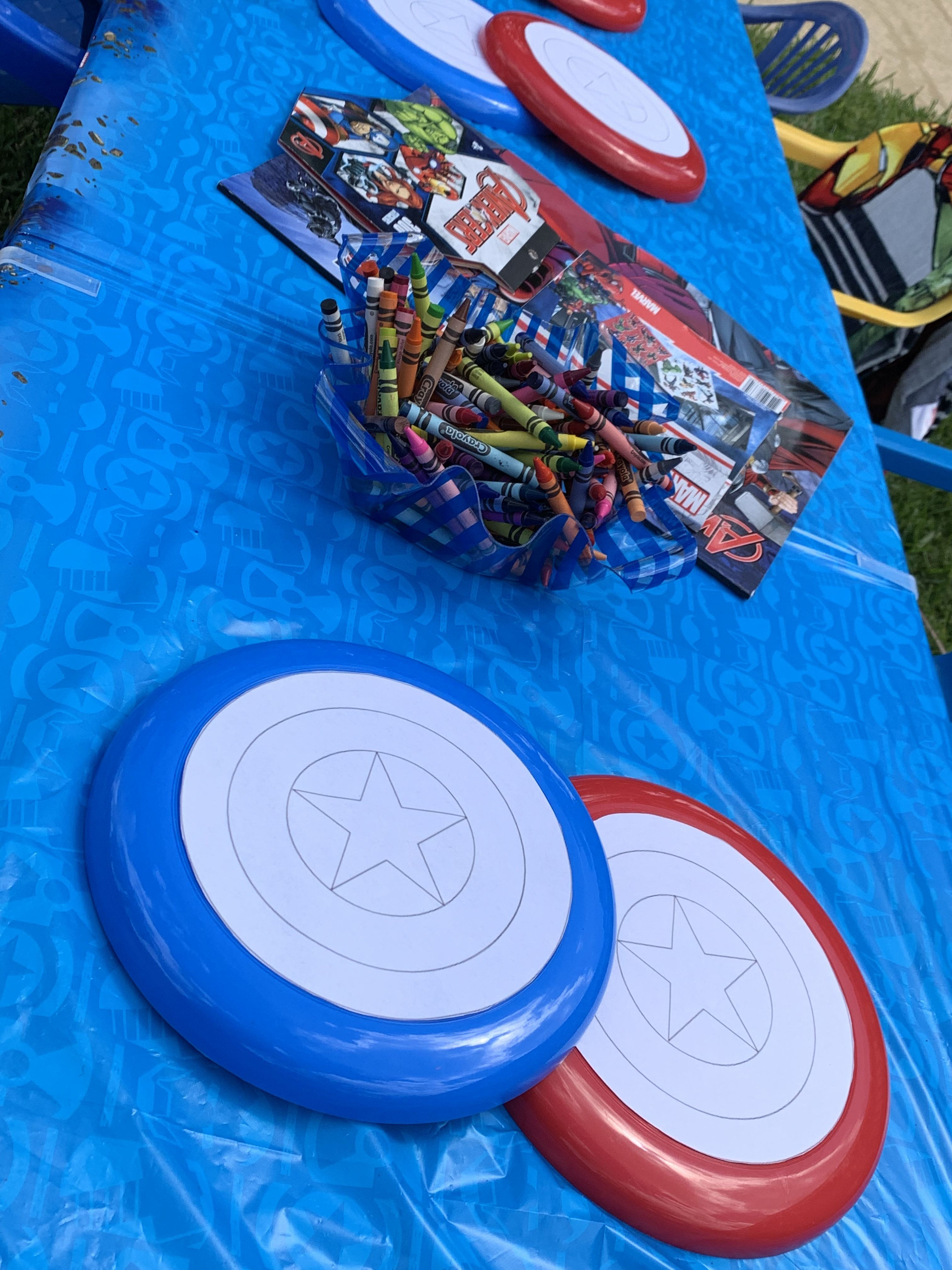 Wallpaper #THPrgo4BFI5NbQkszxmX56 Create Your Own Captain America Shield with a Frisbee Avengers Theme