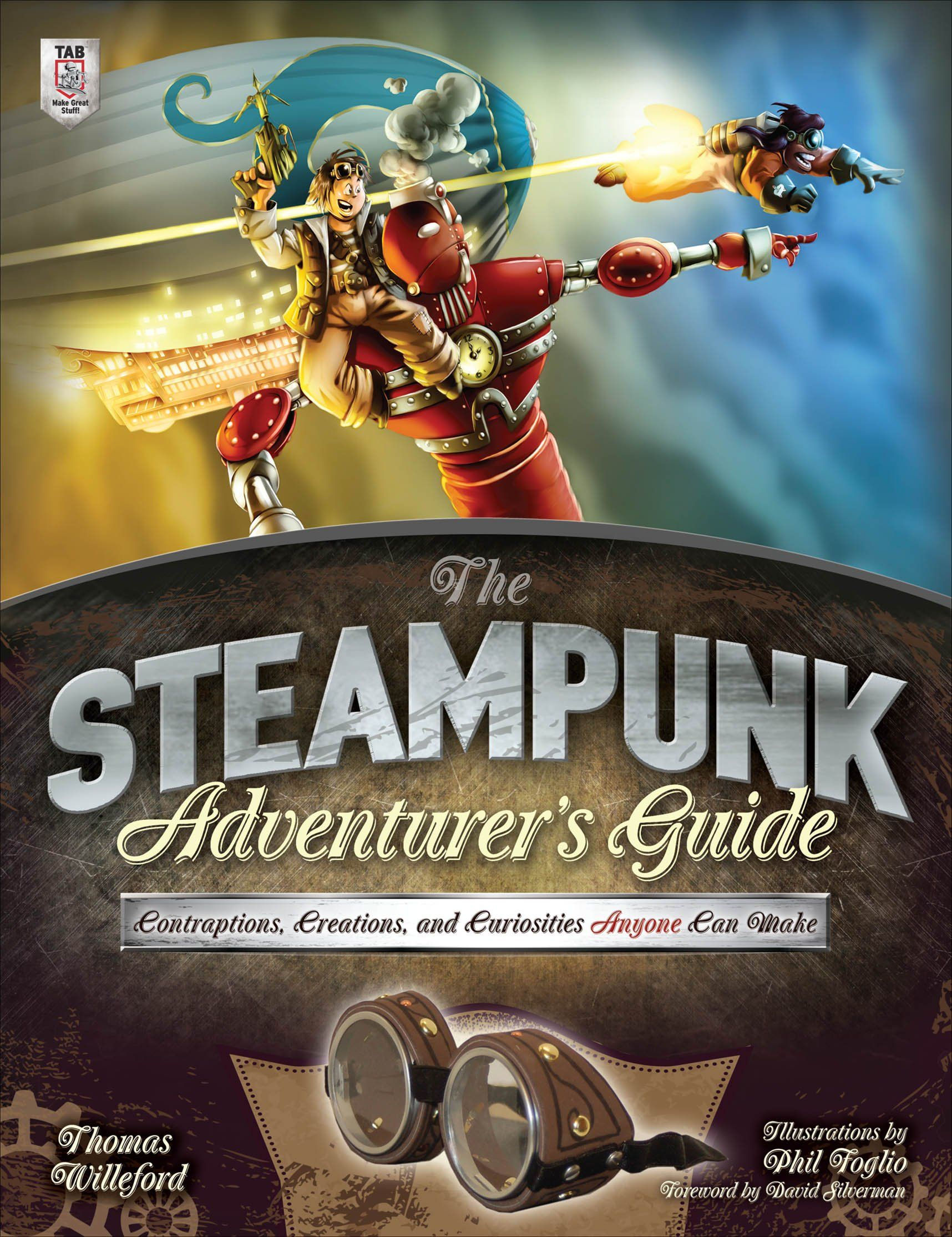 Wallpaper #3BkEF48BtGB6xQ78RG4Z54 Willeford Thomas and Phil Foglio the Steampunk Adventurers Guide