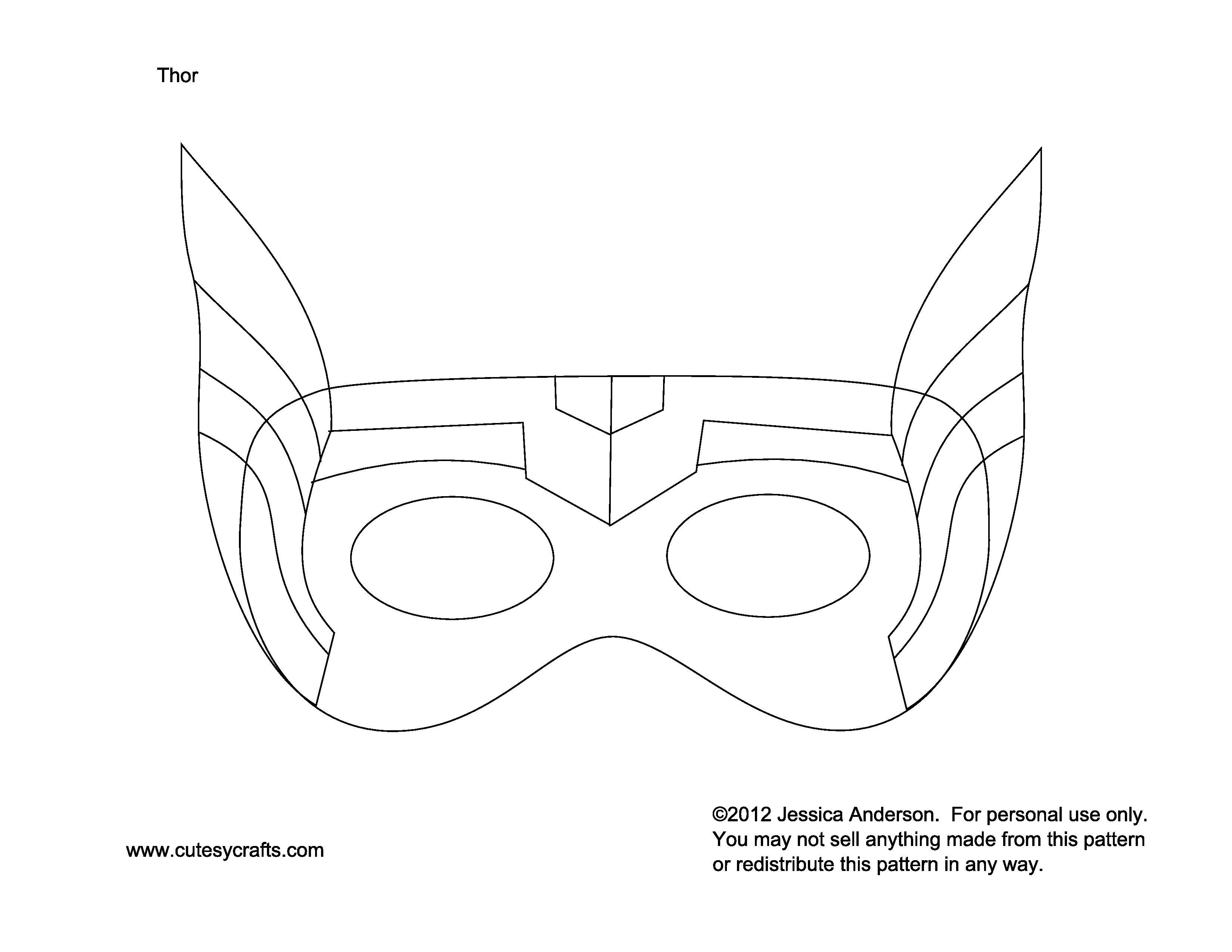 Wallpaper #2DEZNpMB5zzyi_yY8VhT169 Thor Mask to Kids Superhero Masks Superhero Thor Birthday