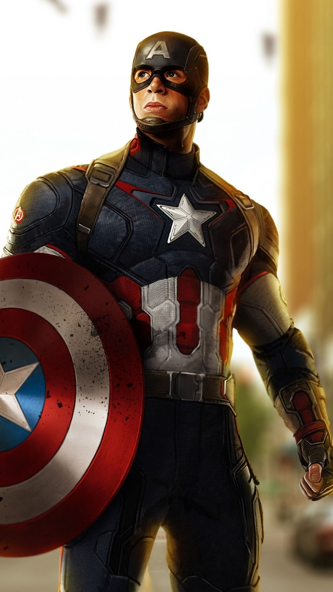 Wallpaper #8zHENZMB5zzyi_yYTldV118 Soldier Captain America Marvel Chris Evans Art 1080x1920 Wallpaper