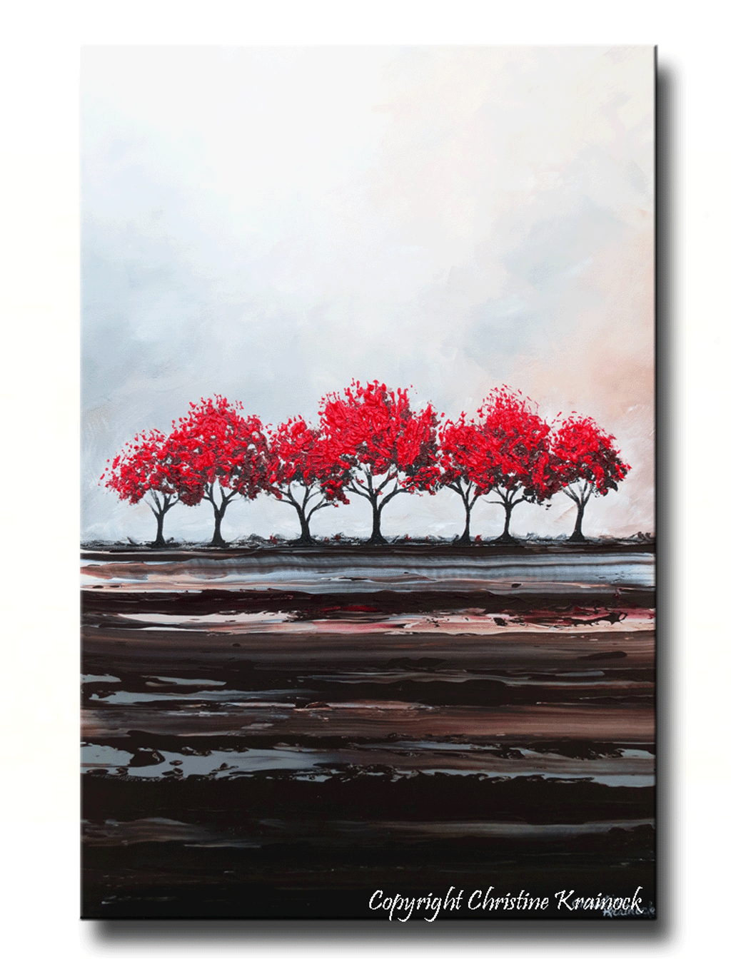 Wallpaper #18733 Pastel Painting Tree at Sunset Original Work Pastel Painting Etsy