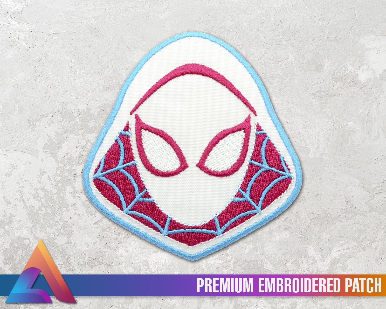 Wallpaper #D_QkOpMBKFX8bn3rd3iD185 Spider Gwen Gwen Stacy Logo Emblem Iron on Embroidered Patch Patches