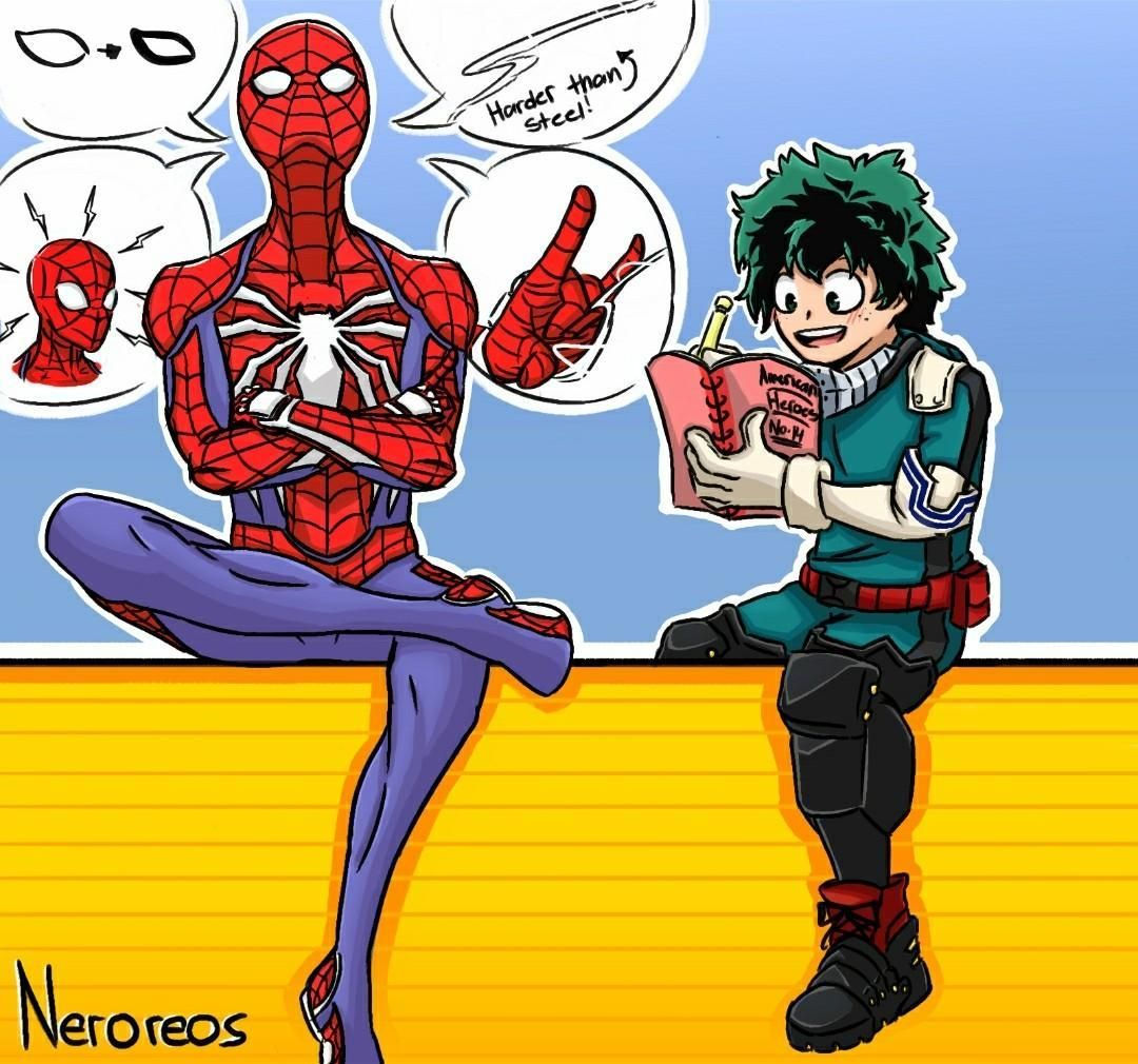 Wallpaper #bWfV9JIBSpphPi3-KHy4407 Spider Mans Internship by Neroreos My Hero Academia My Hero