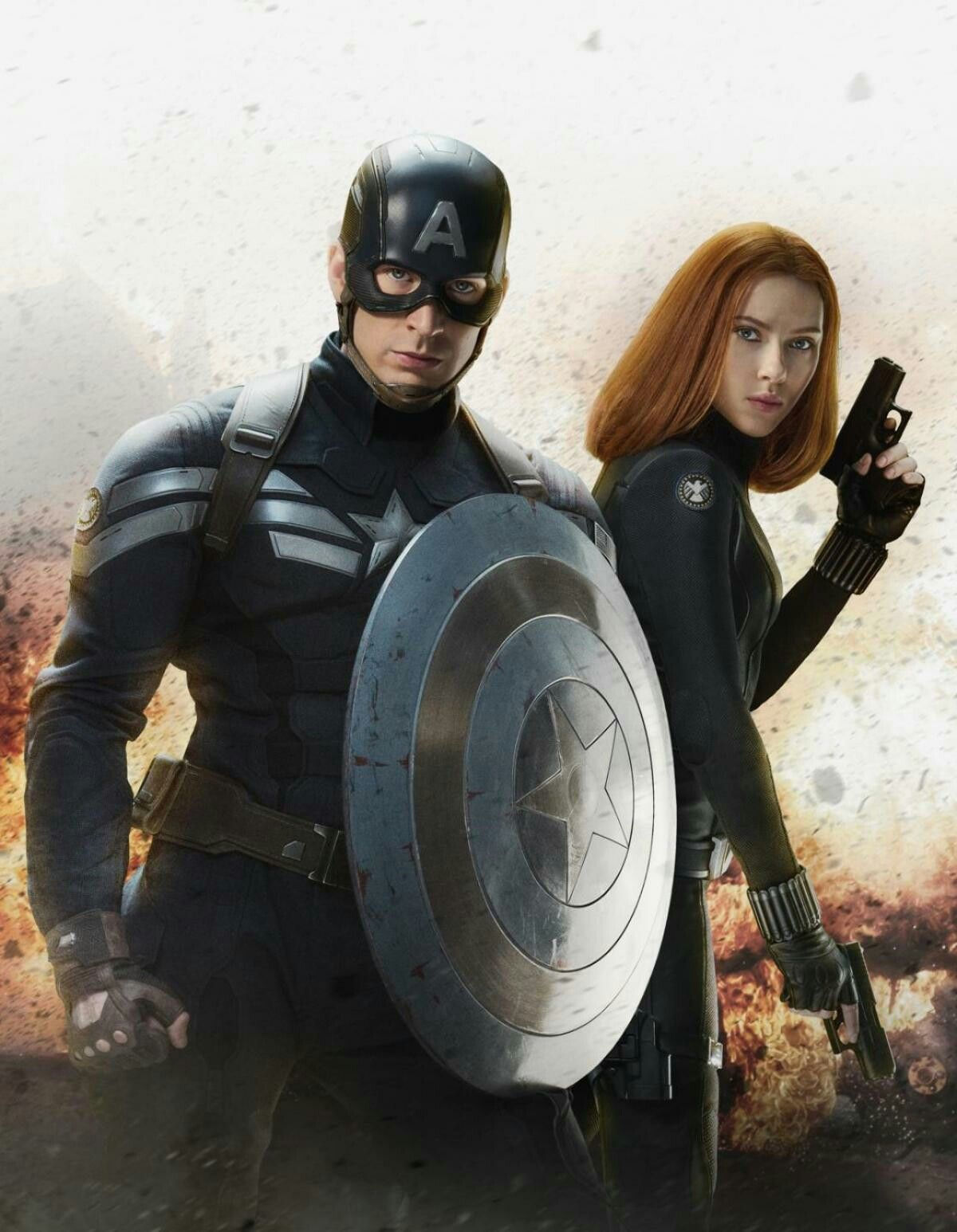 Wallpaper #wzG0NZMB5zzyi_yYNldQ103 Steve Rogerscaptain America and Natasha Romanoffblack Widow