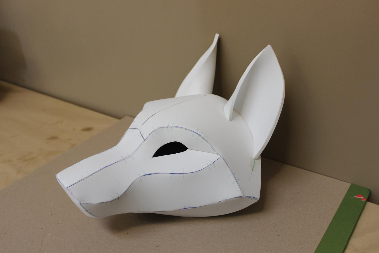 Wallpaper #32hUFJMBSpphPi3-iwOP339 Kistune Fox Mask Digital Pattern for Eva Foam Video Tutorial Etsy