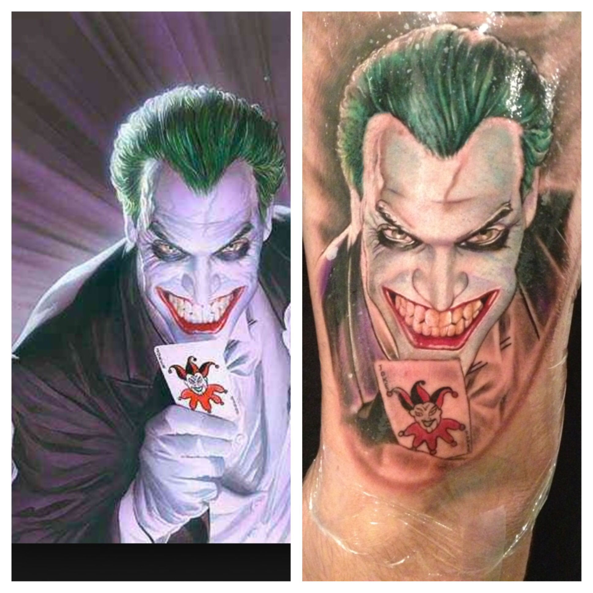 Wallpaper #6mgpH5MBSpphPi3-WCp132 Alex Ross Joker Tattoo by Pippo