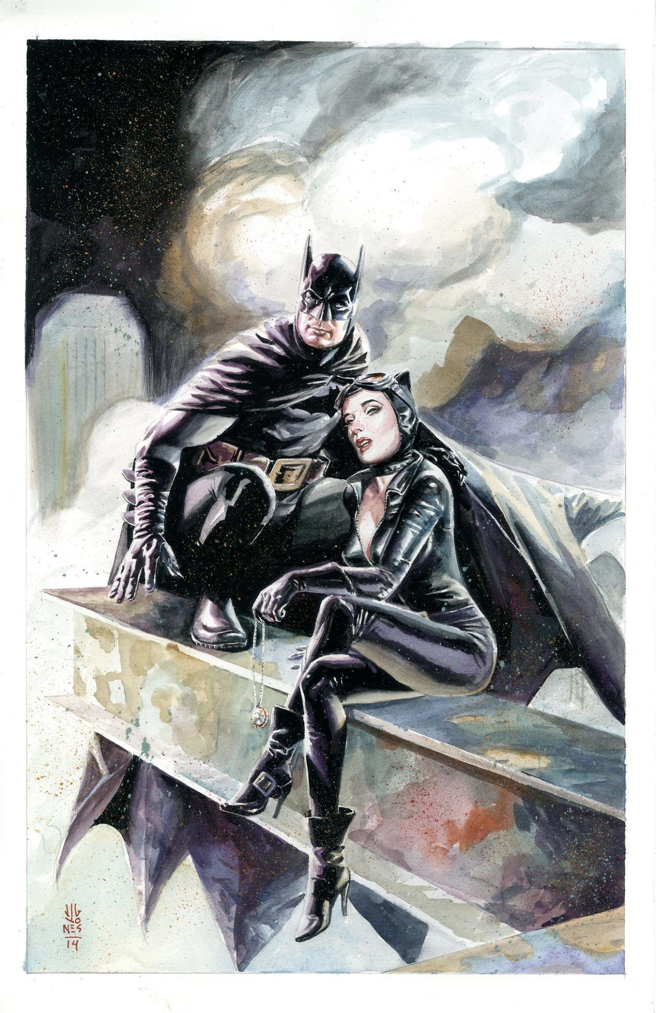 Wallpaper #FBnaLI8BtGB6xQ78VJEK58 Batman and Catwoman by Jg Jones Batman and Catwoman Batman Art