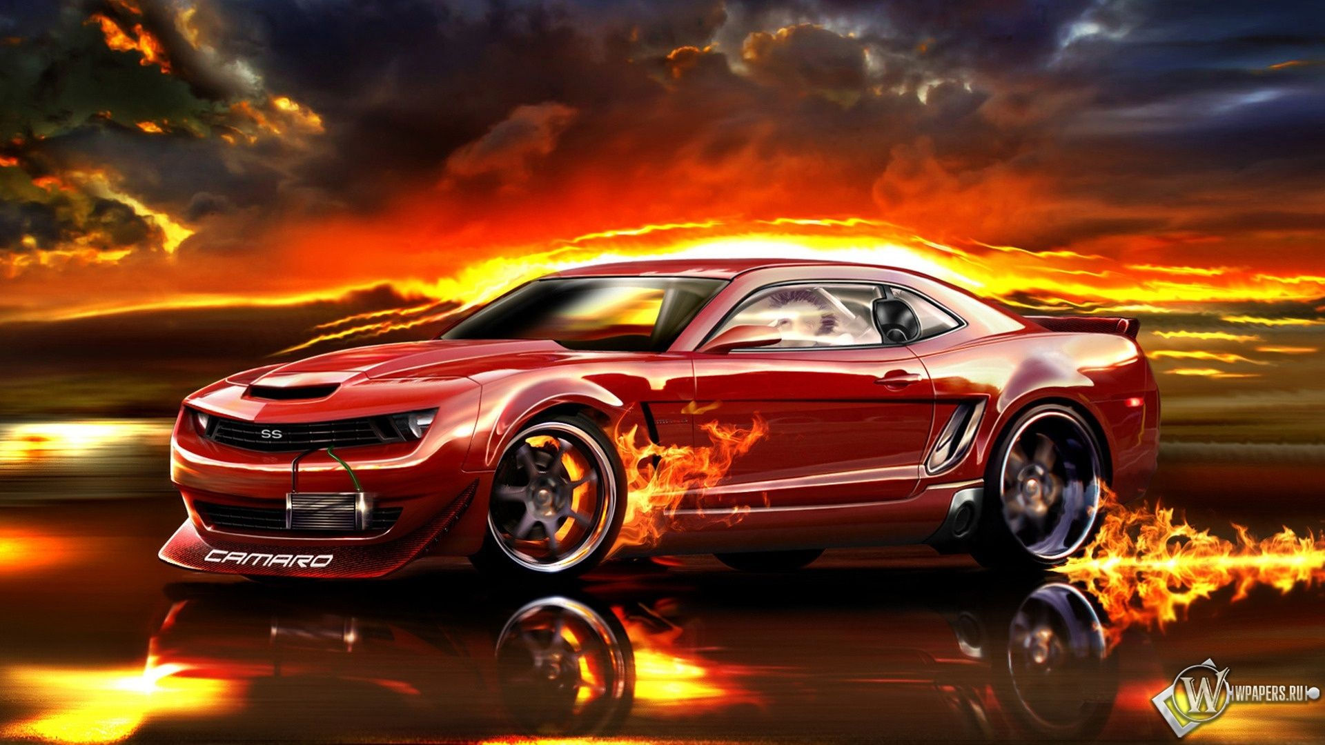 Wallpaper #DXQLx44B_8f4nGFaG3LQ45 Chevrolet Camaro Ss Red HD Wallpaper Cars I Love Fotos De Carros