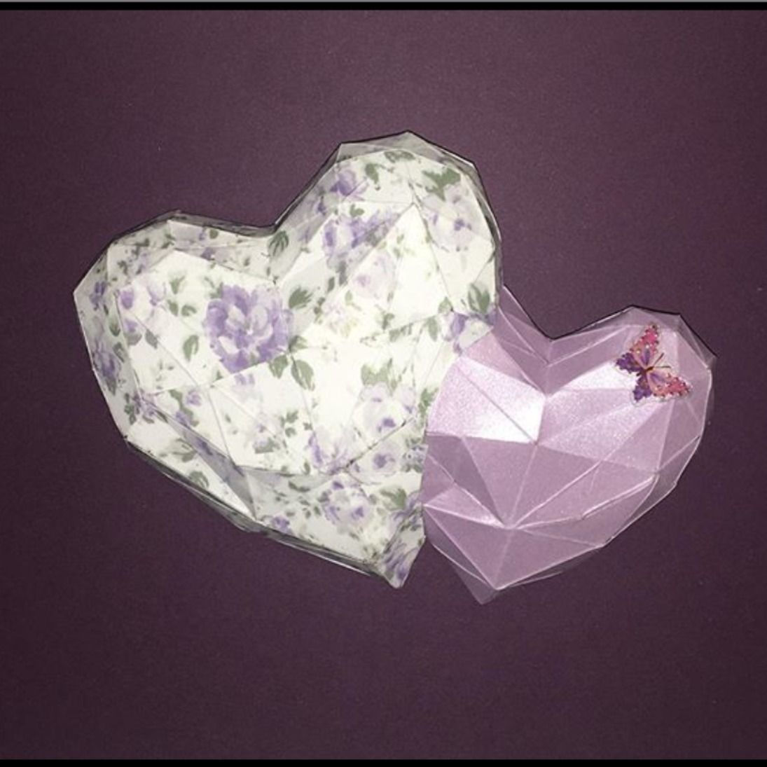 Wallpaper #Tmd395IBSpphPi3-tobx275 Two Hearts Wall Art Make Our Own Hearts with Our Pdf Pattren This Low