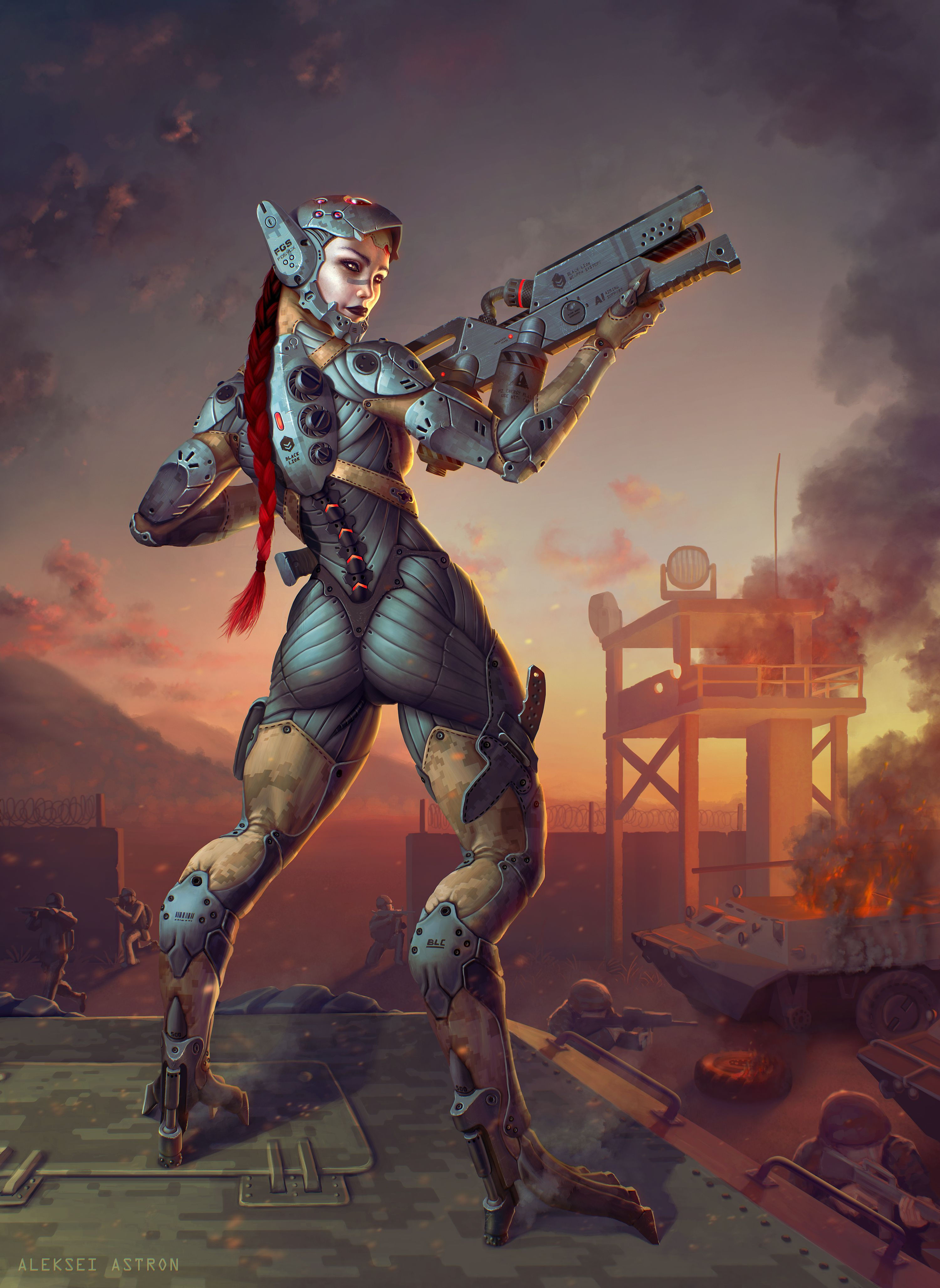 Wallpaper #4m0gaJcBycdYOYFT828T6 Lynx by Onitonari on Deviantart Sci Fi Concept Art Cyberpunk