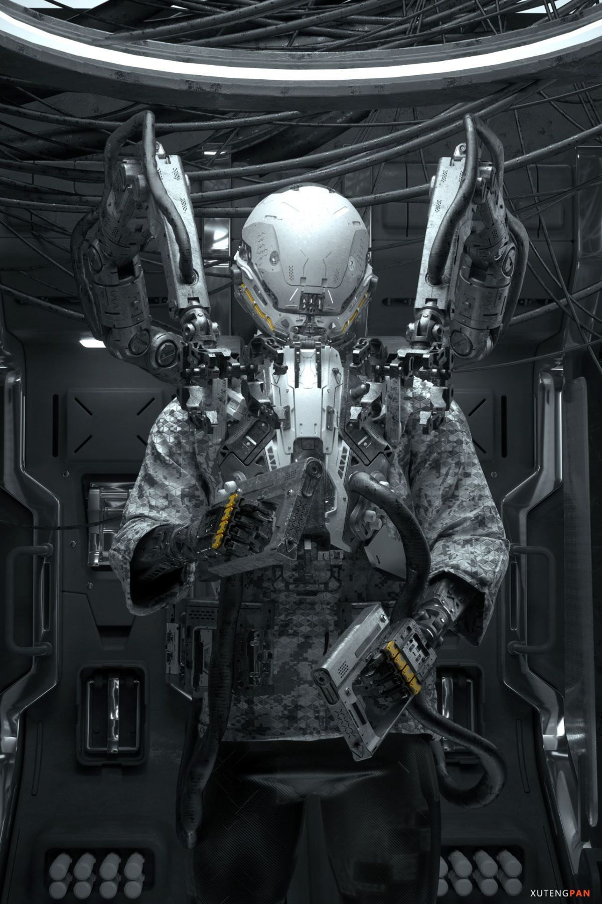 Wallpaper #VRlvAo8BtGB6xQ782EqN14 Engineer on Behance Robot Concept Art Cyborgs Art Concept Art