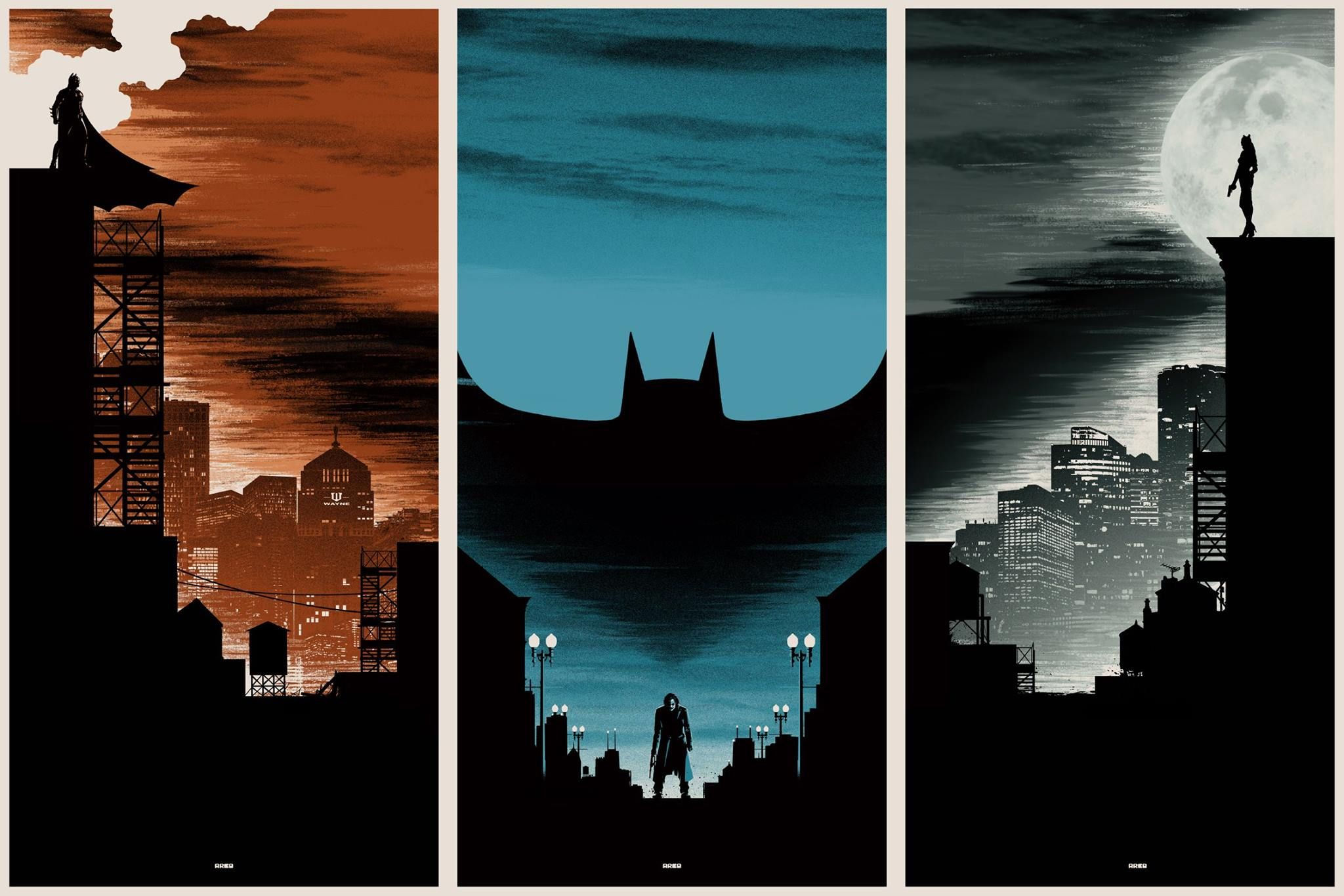 Wallpaper #BRmzH48BtGB6xQ78LnyC10 Awesome Batman Trilogy Poster by Rico Jr Rbatman