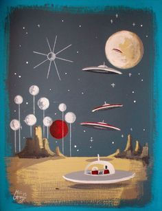 Wallpaper #2LgT3ZIBJvJKYCmEjv7f65 Outer Space Rockets and 1960s on Pinterest Futuristic Interior Retro