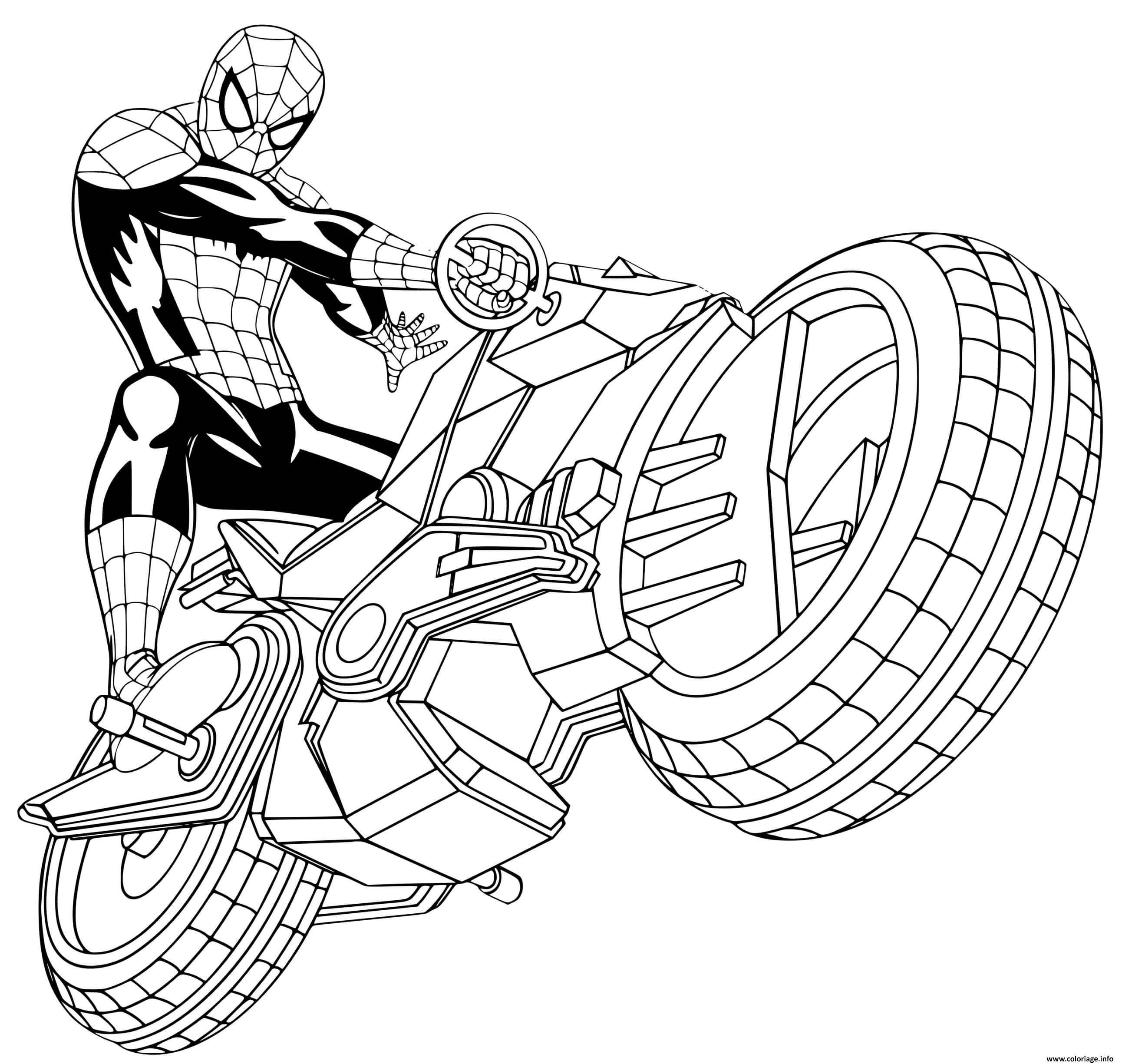 Wallpaper #q17-MpMBborbLbczq2DF334 Coloriage Moto Spider Man 4x4 a Imprimer Coloriage Spiderman