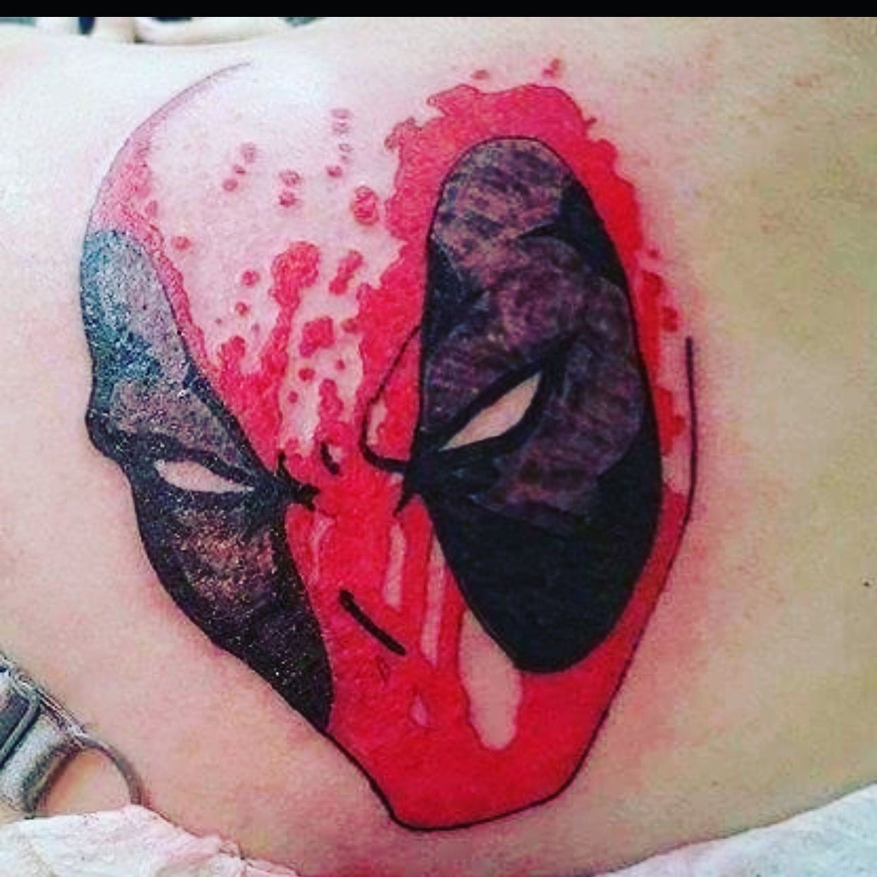 Wallpaper #9130c Marvel Tattoo Photo by Gus H Tattoo on Instagram Deadpool