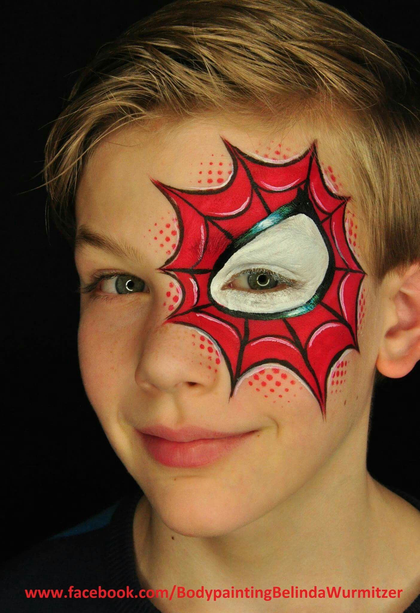 Wallpaper #bWfV9JIBSpphPi3-KHy4326 Maquillage De Superhero Spiderman Pinturas Faciais Infantis