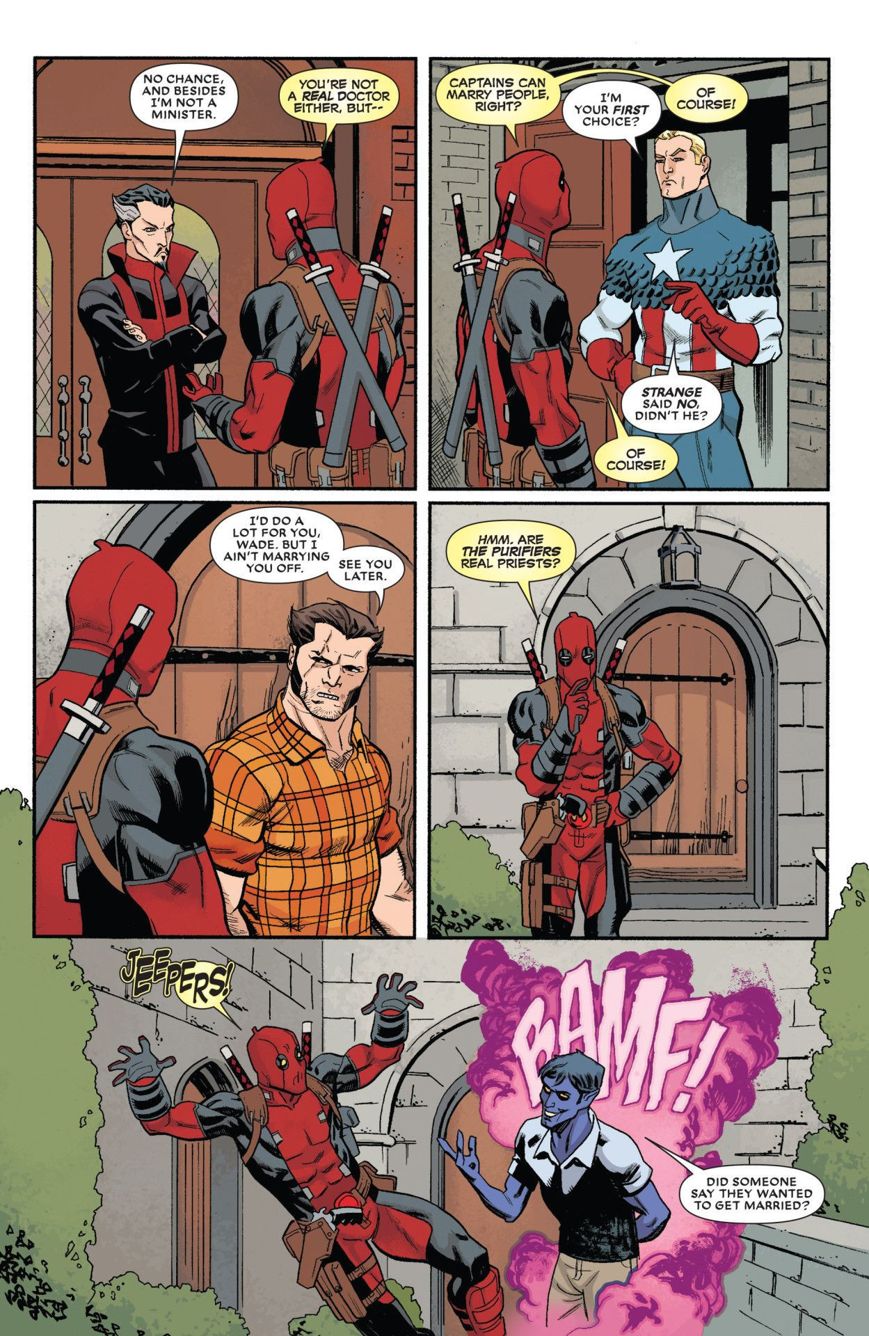 Wallpaper #Wmd_7ZIBSpphPi3-D1iu208 Nerdy Clips Deadpool 27 Deadpool Gets Hitched Part 2 Marvel