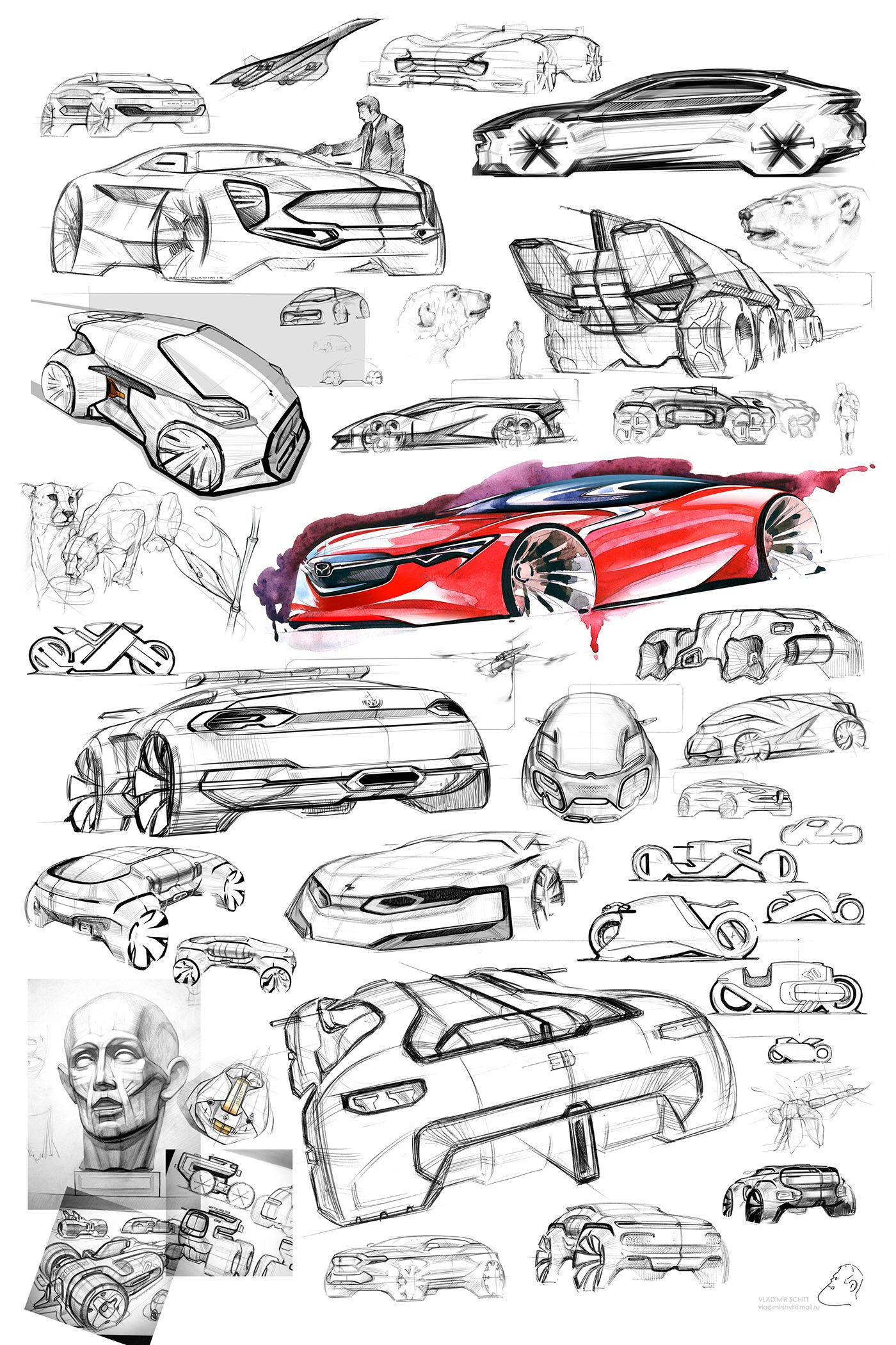 Wallpaper #jEAOMJMBJhL2WPbav7_7158 Pin on Automobile Sketches