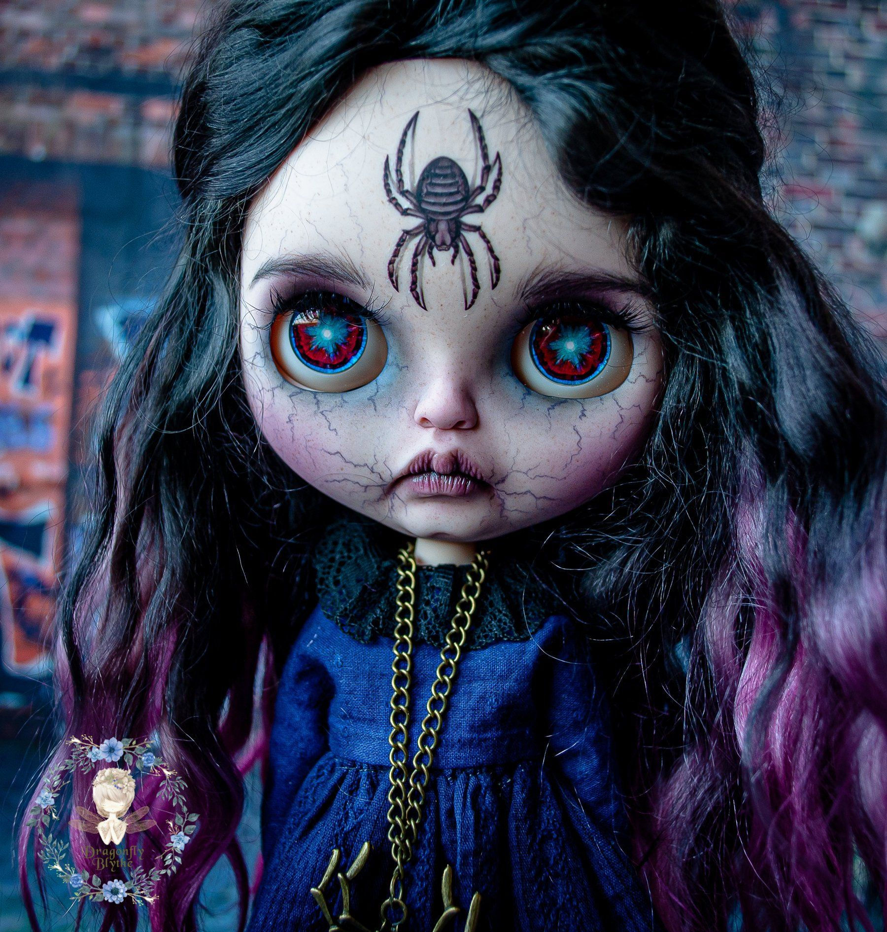 Wallpaper #JfQuOpMBKFX8bn3rLXjG66 Horror Creepy Blythe Scary Spider Witch Inspired Gothic Style