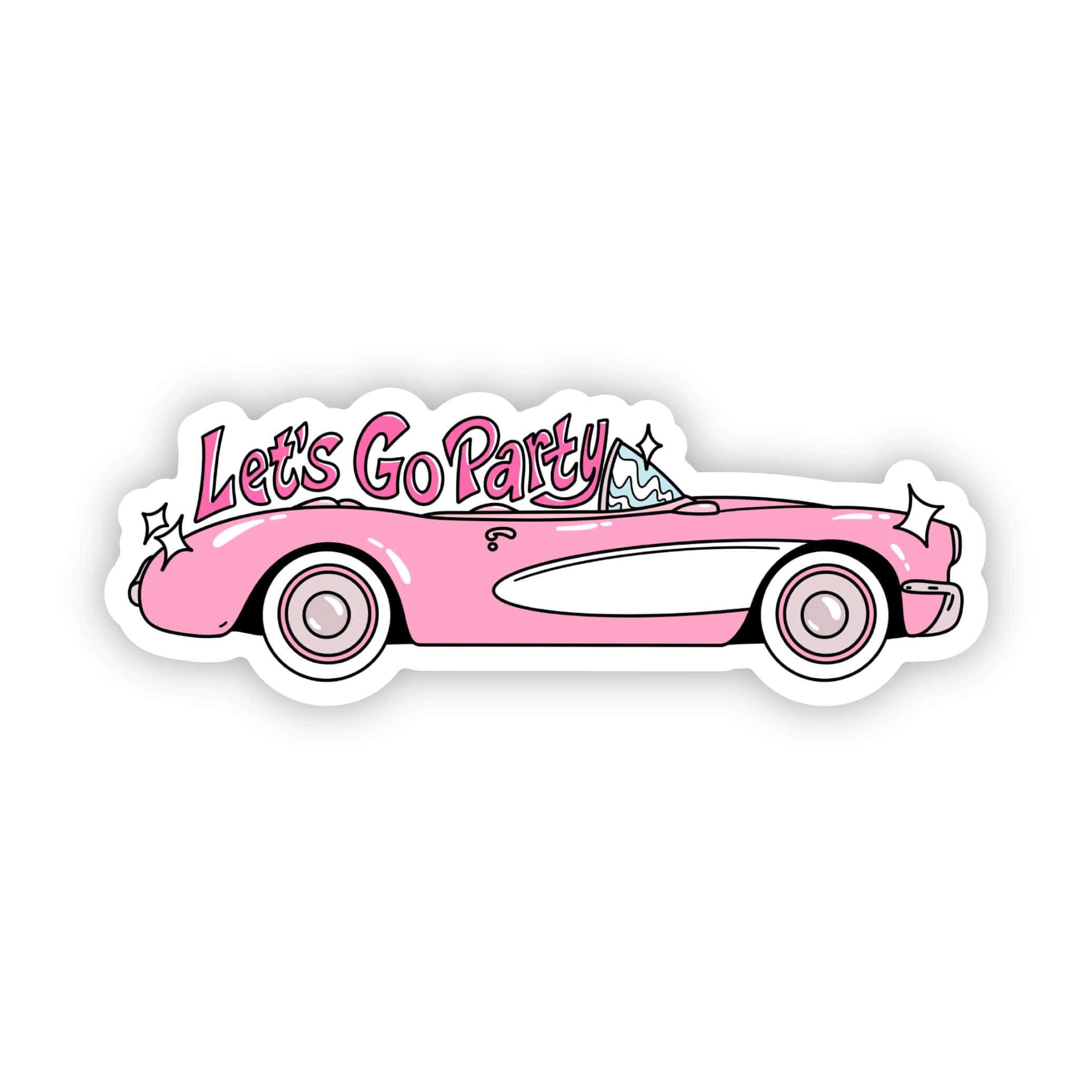 Wallpaper #OmeU-JIBSpphPi3-QYpX328 Lets Go Party Pink Convertable Car Sticker Sticker Design