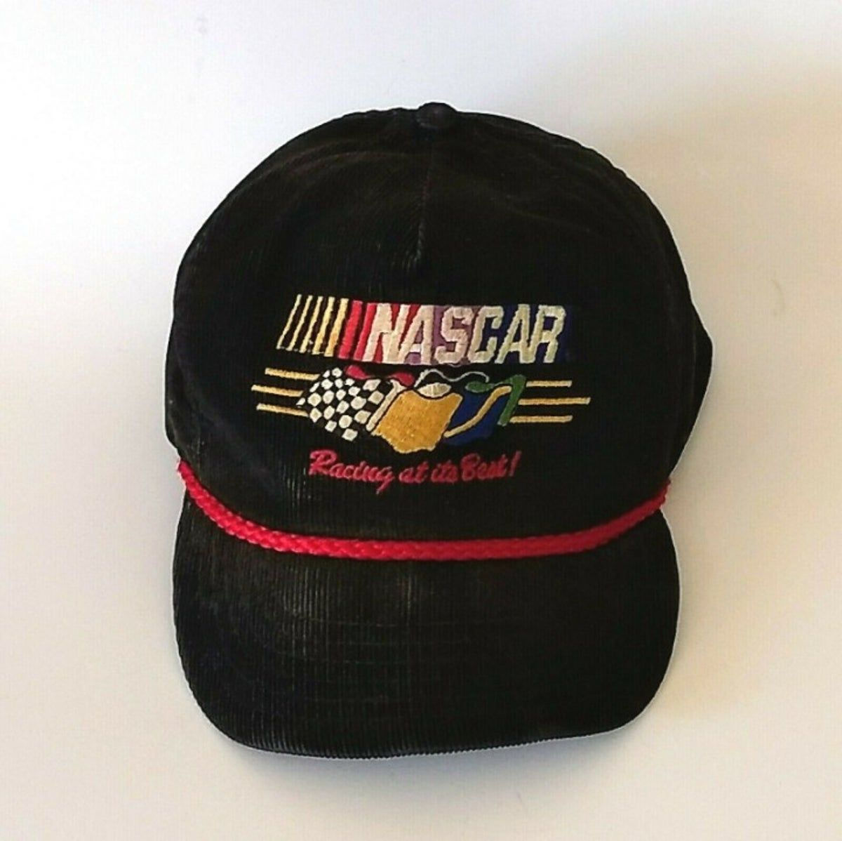 Wallpaper #PmfbDpMBSpphPi3-3OwJ140 Vintage NASCAR Three 3 Stripe Black Hat Hats Mens Caps Black