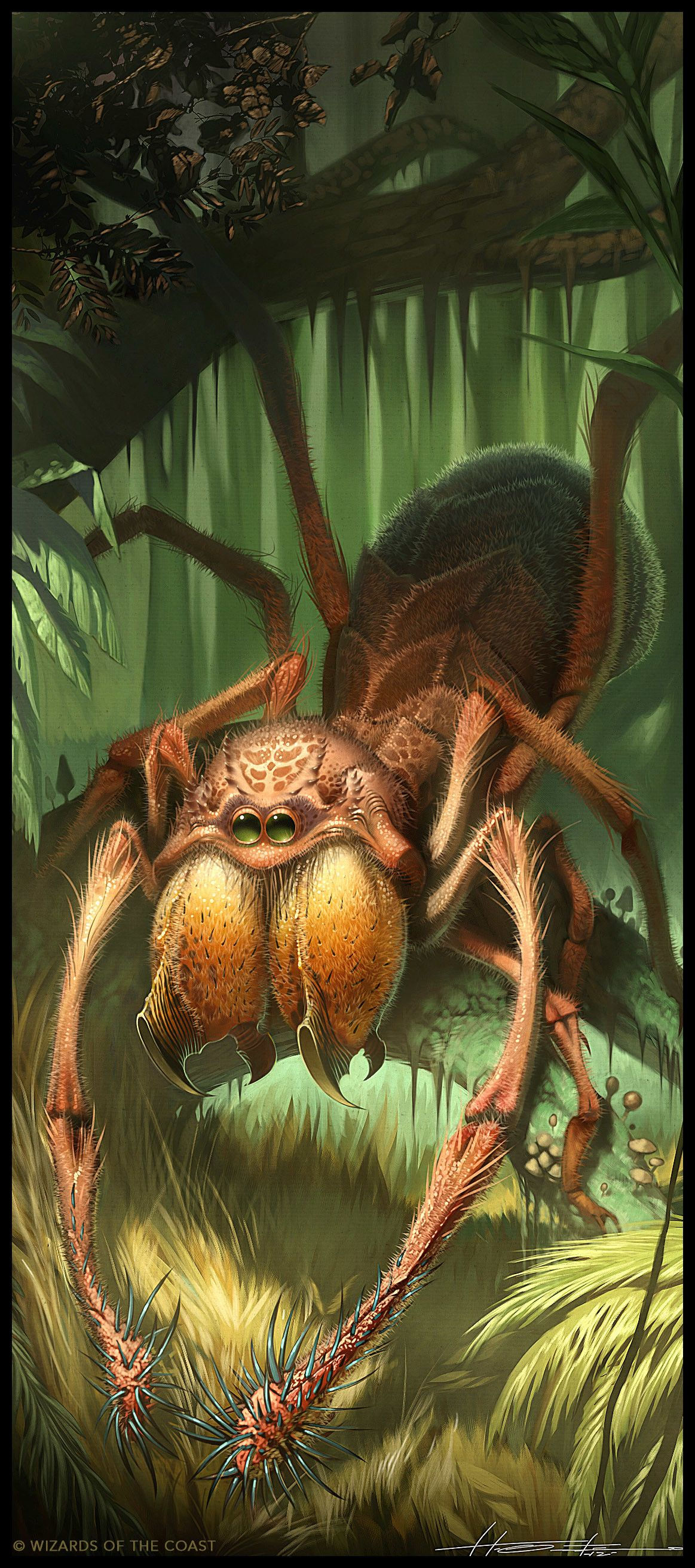 Wallpaper #QLiK25IBJvJKYCmEA_eo49 Artstation Giant Spider Hector Ortiz Spider Art Giant Spider