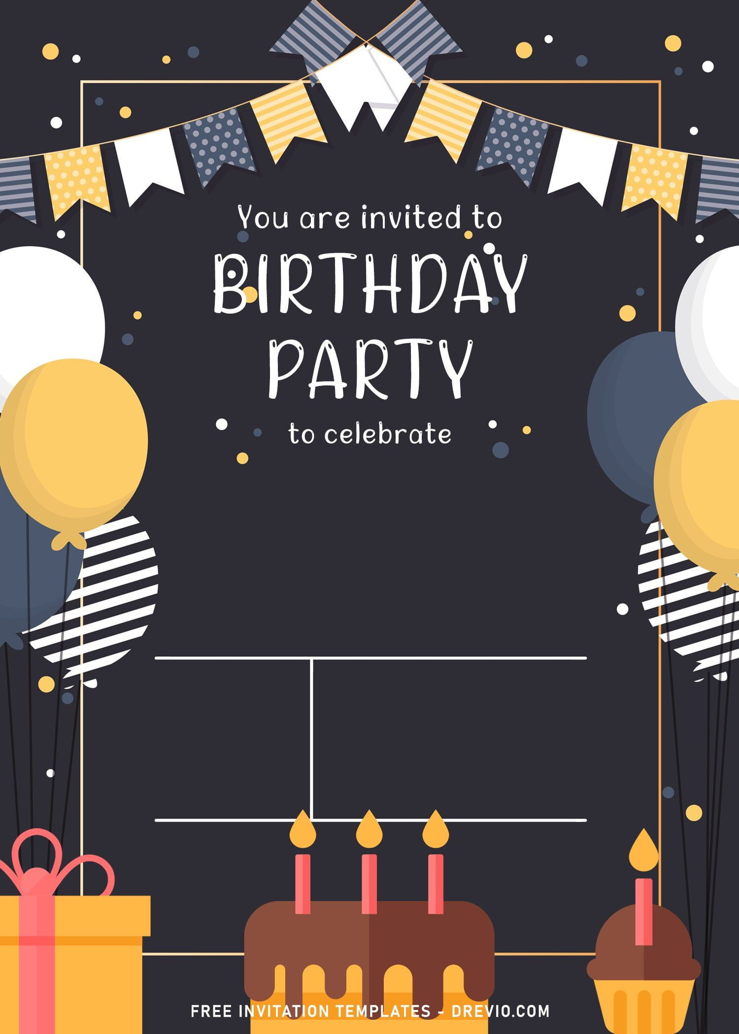 Wallpaper #nDEINpMB5zzyi_yYPFiv53 7 Cute and Fun Birthday Invitation Templates for Any Ages Download