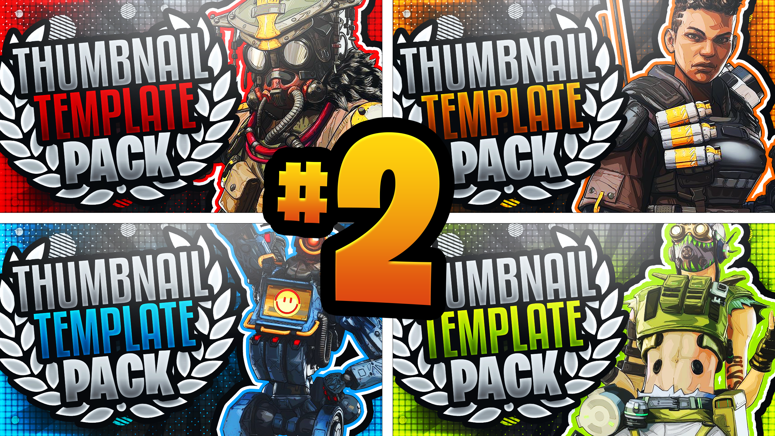 Wallpaper #_3208Y4Bnwiau_P63gk521 Apex Legends Youtube Thumbnail Template Pack 2 Photoshop Template