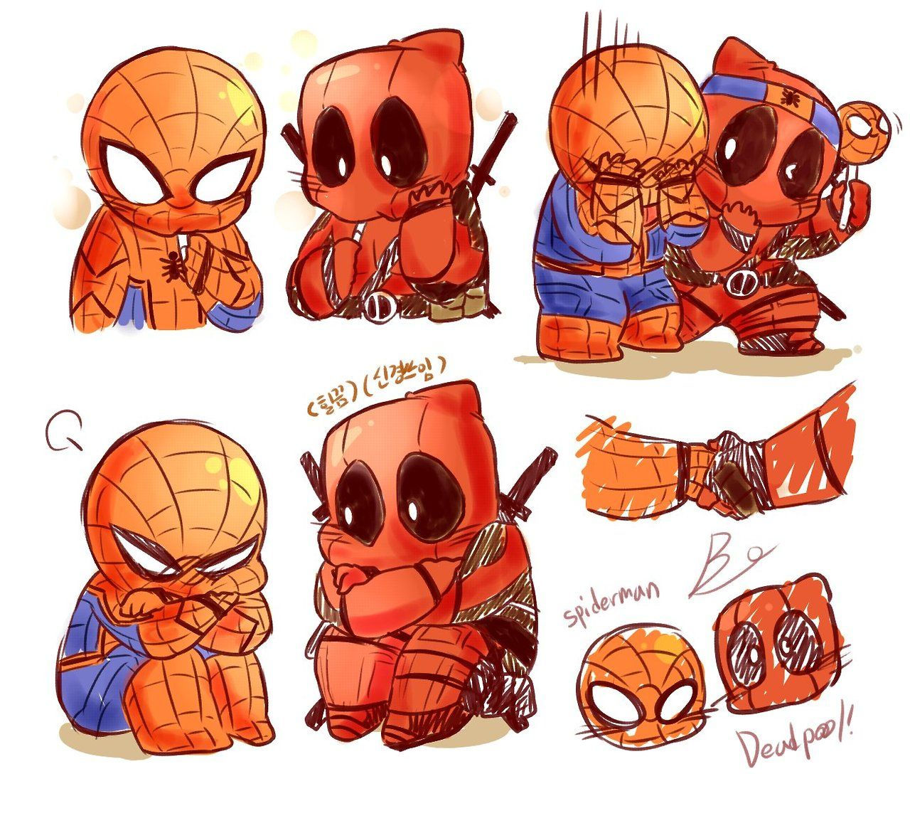 Wallpaper #7BGlM5MBXrlMTfB52Epu179 Spideypool Spiderman Deadpool Marvel Dedpul Pauk