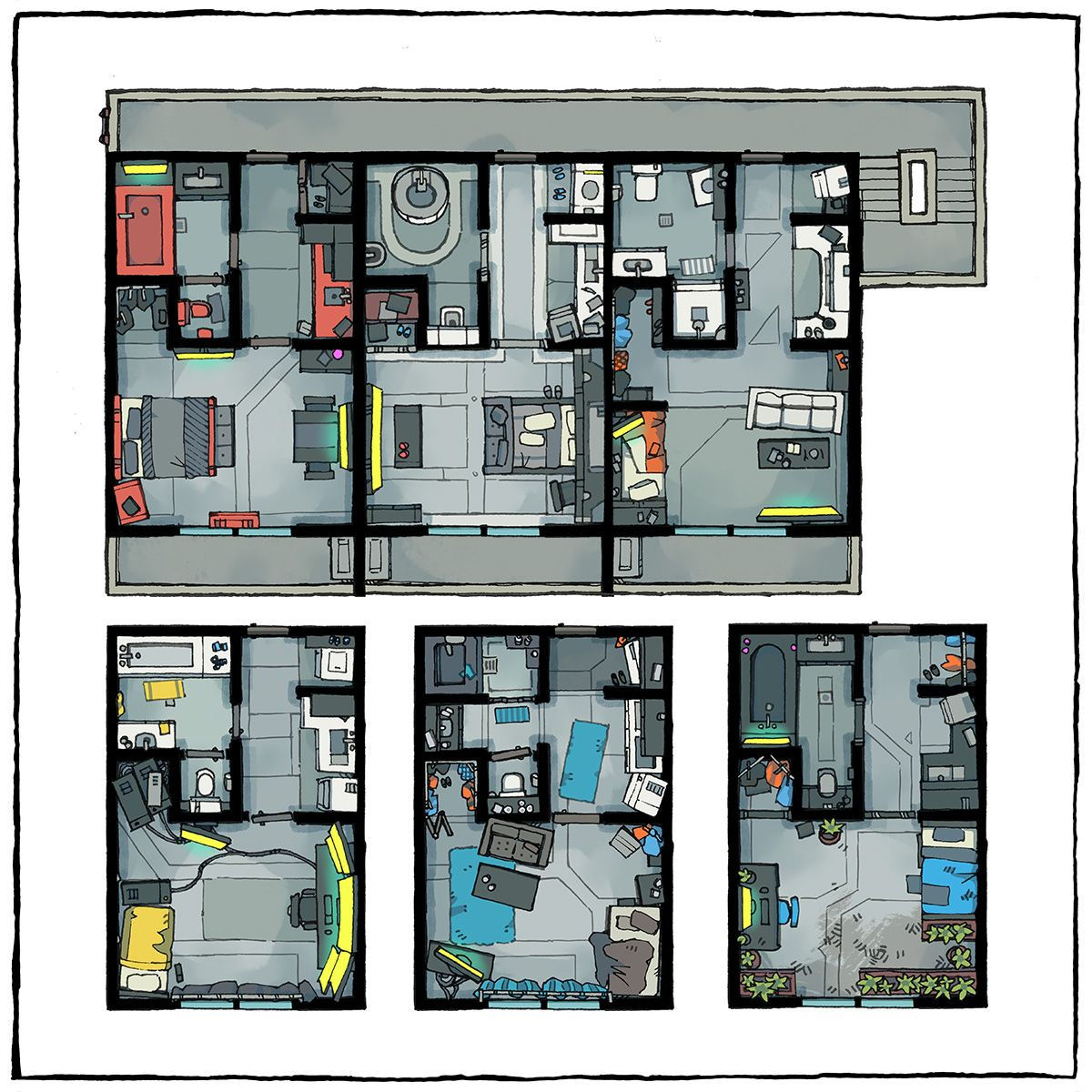 Wallpaper #82hwF5MBSpphPi3-DQ65294 Cyberpunk Apartment Battle Maps Artofit