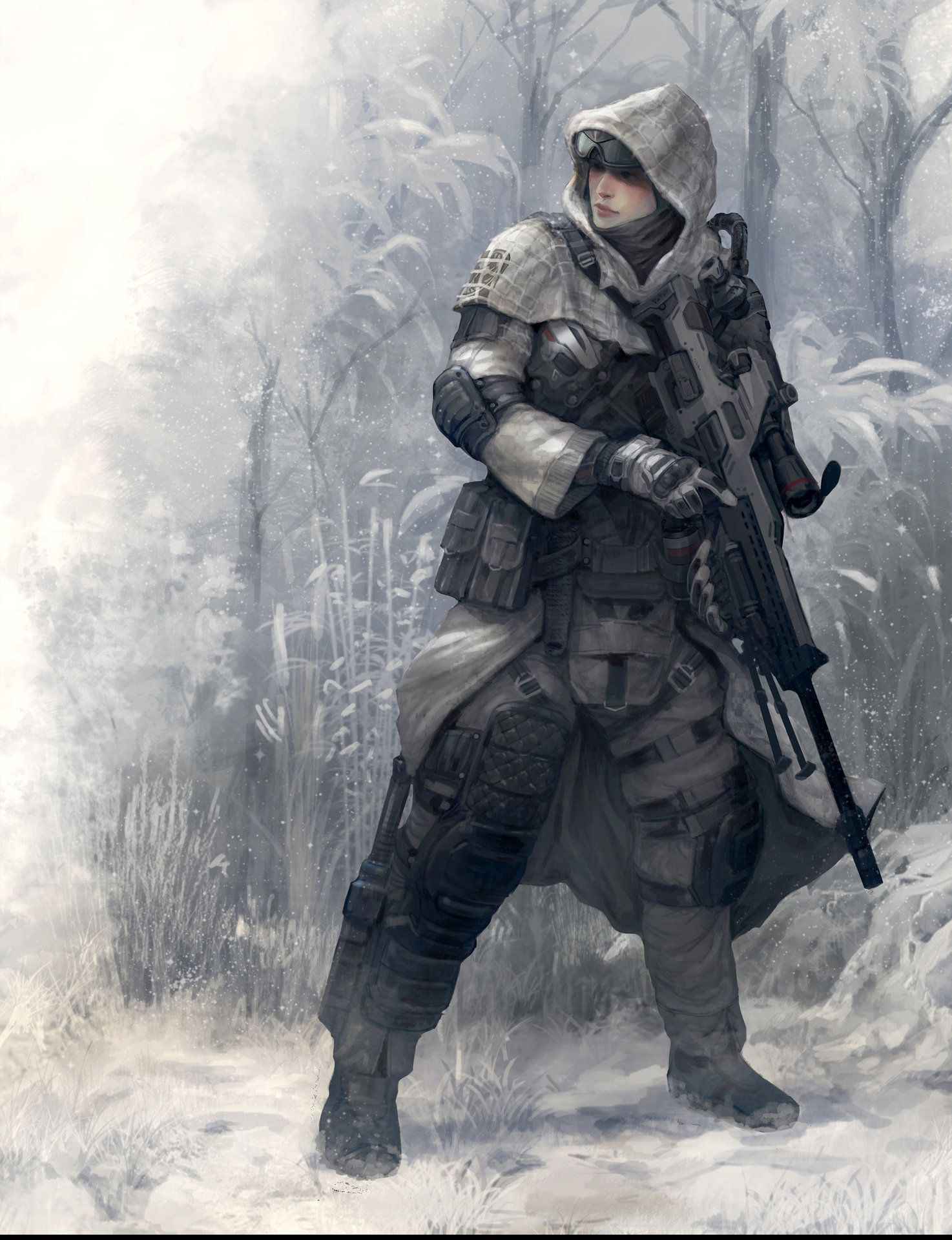 Wallpaper #5xWBtI4BmMigT4UnulKv0 Winter Soldier Choi Junmyung Sci Fi Characters Sci Fi Concept Art