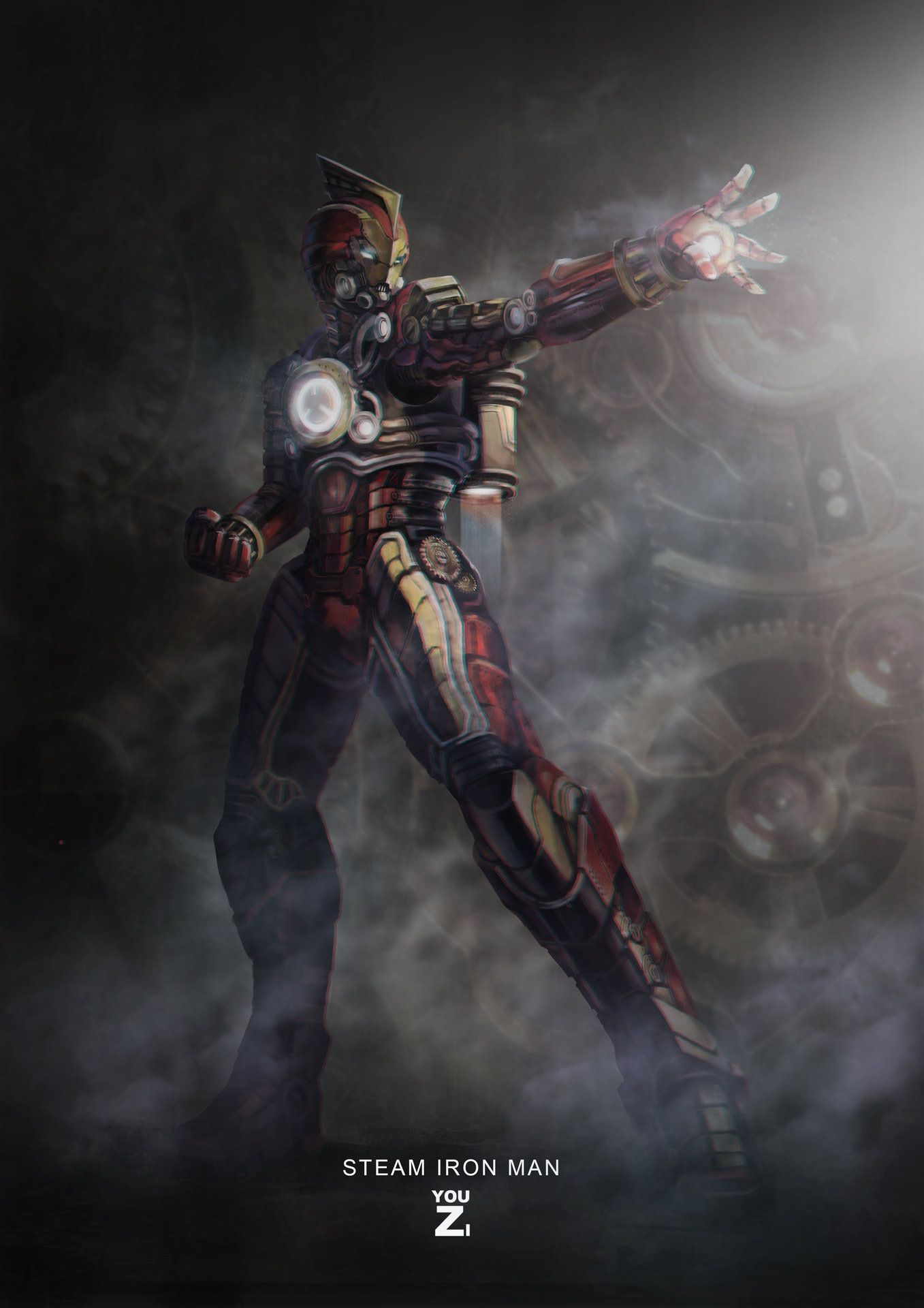 Wallpaper #J2cfA5MBSpphPi3-BbLr18 Darth Vader Redesign Steampunk Iron Man Iron Man Art Superhero Images