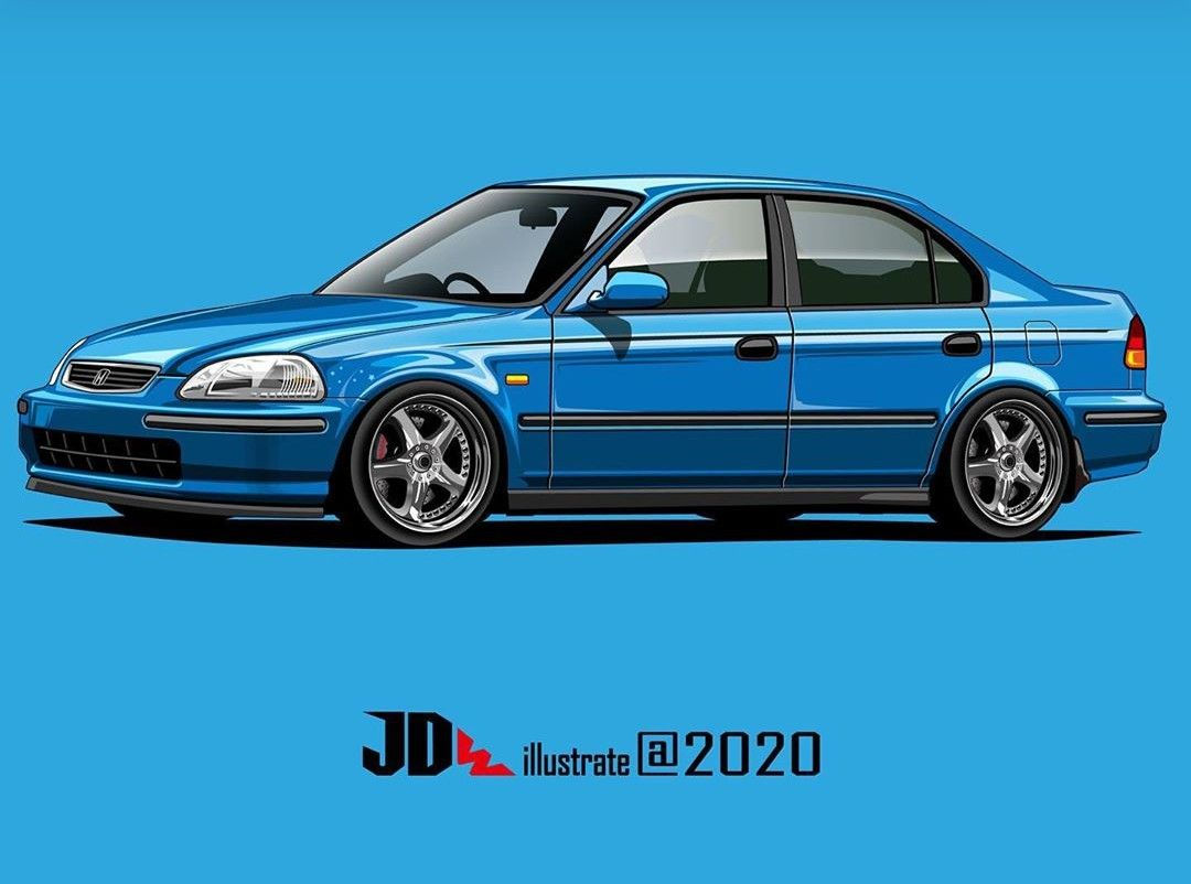 Wallpaper #i2feEpMBSpphPi3-vv0R283 Honda Civic Hatchback Best Jdm Cars Honda Cars Motorcycle Art Car