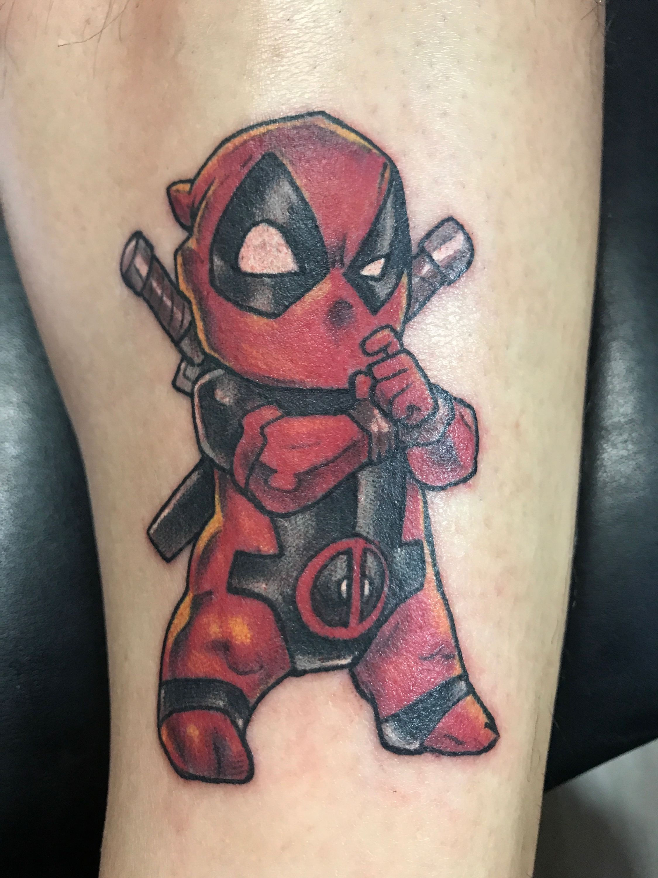 Wallpaper #9130c Marvel Tattoo Photo by Gus H Tattoo on Instagram Deadpool