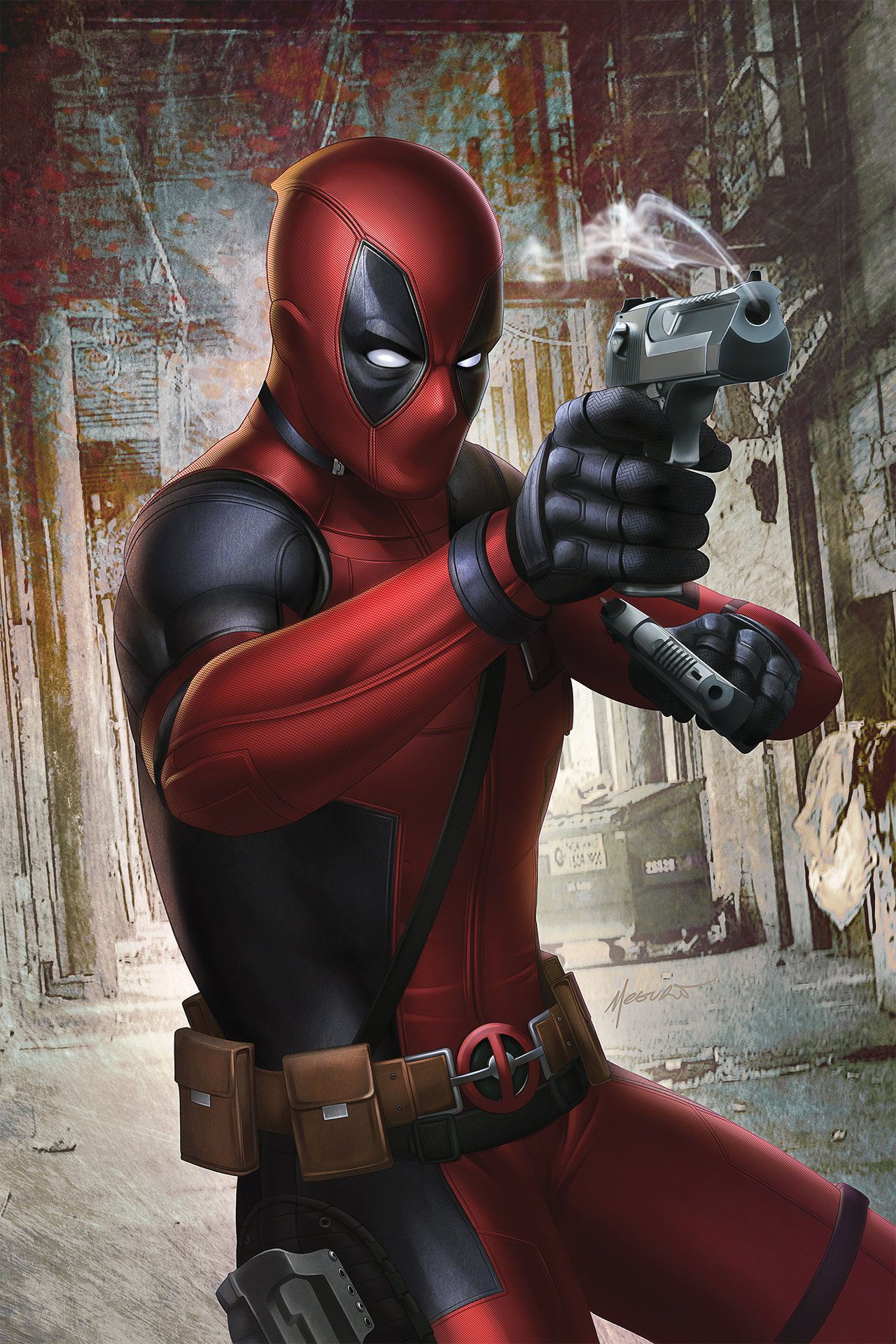 Wallpaper #7BGlM5MBXrlMTfB52Epu233 Deadpool by Megurobonindeviantartcom on at Deviantart Ms Marvel Marvel